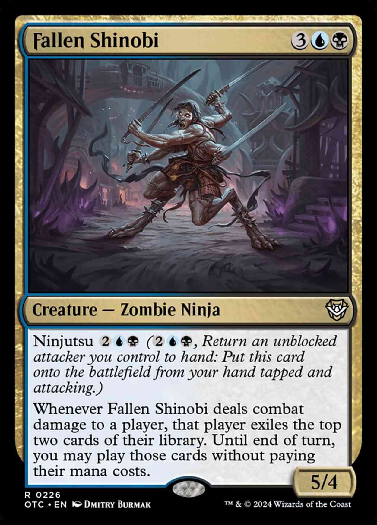 Fallen Shinobi magic card front