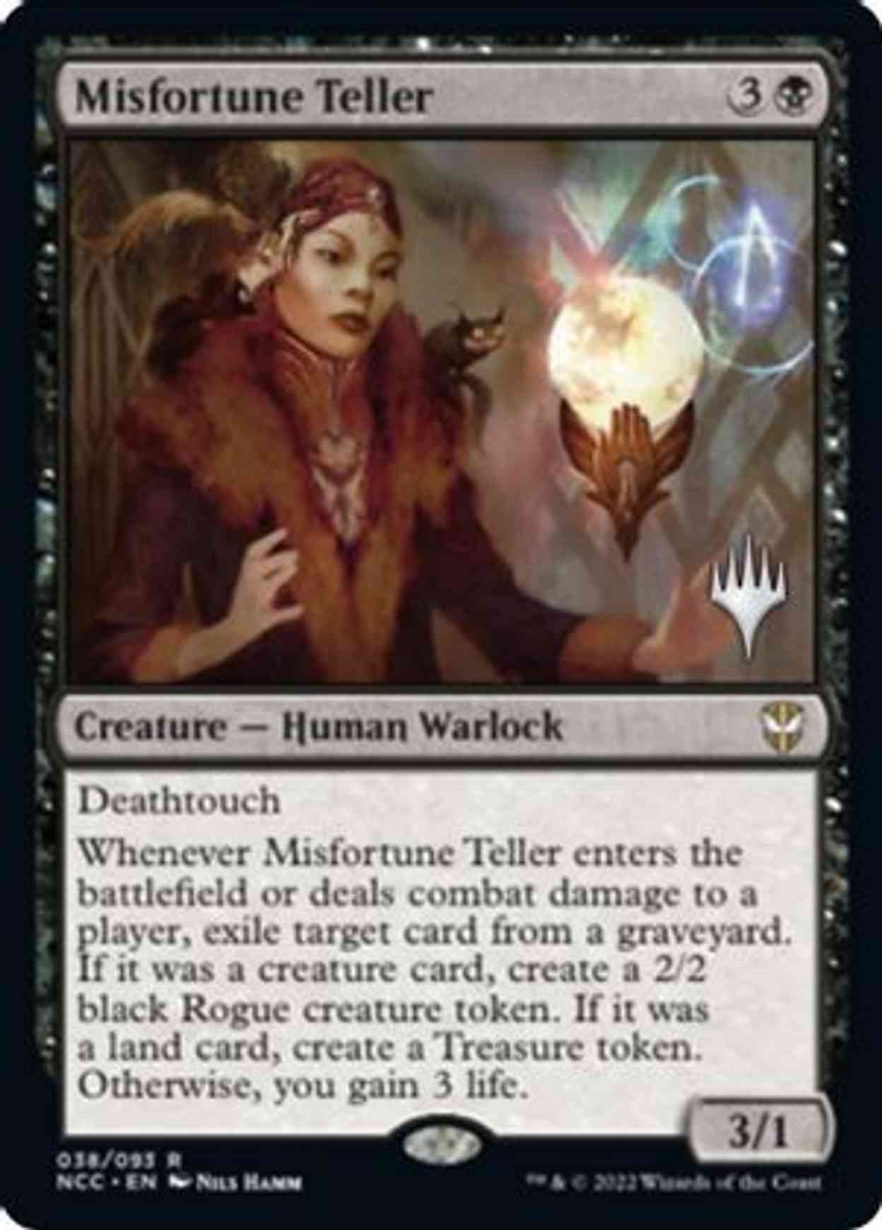 Misfortune Teller magic card front