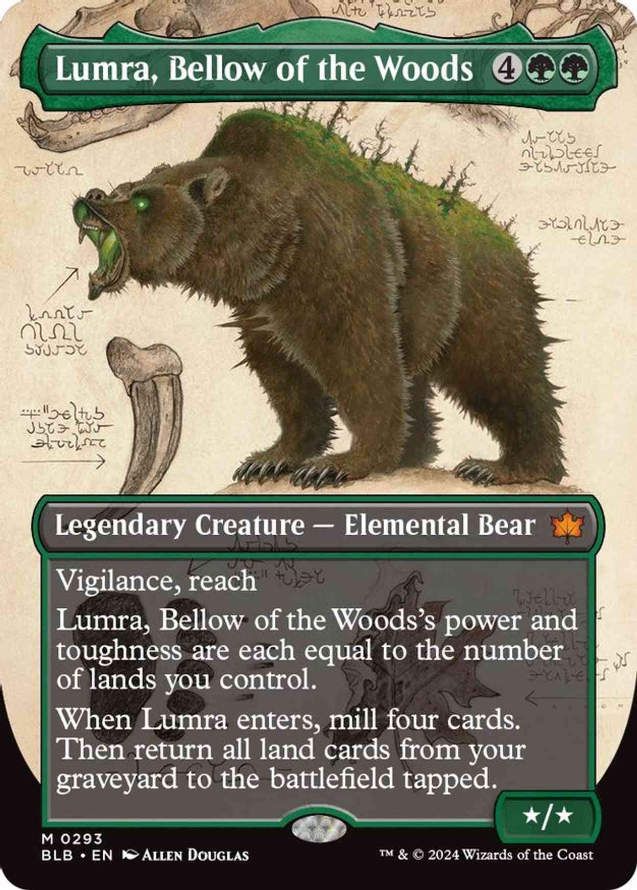 Lumra, Bellow of the Woods (Borderless) (0293) magic card front