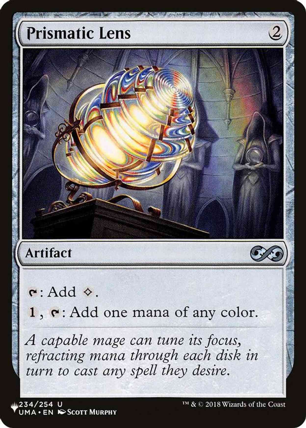 Prismatic Lens magic card front