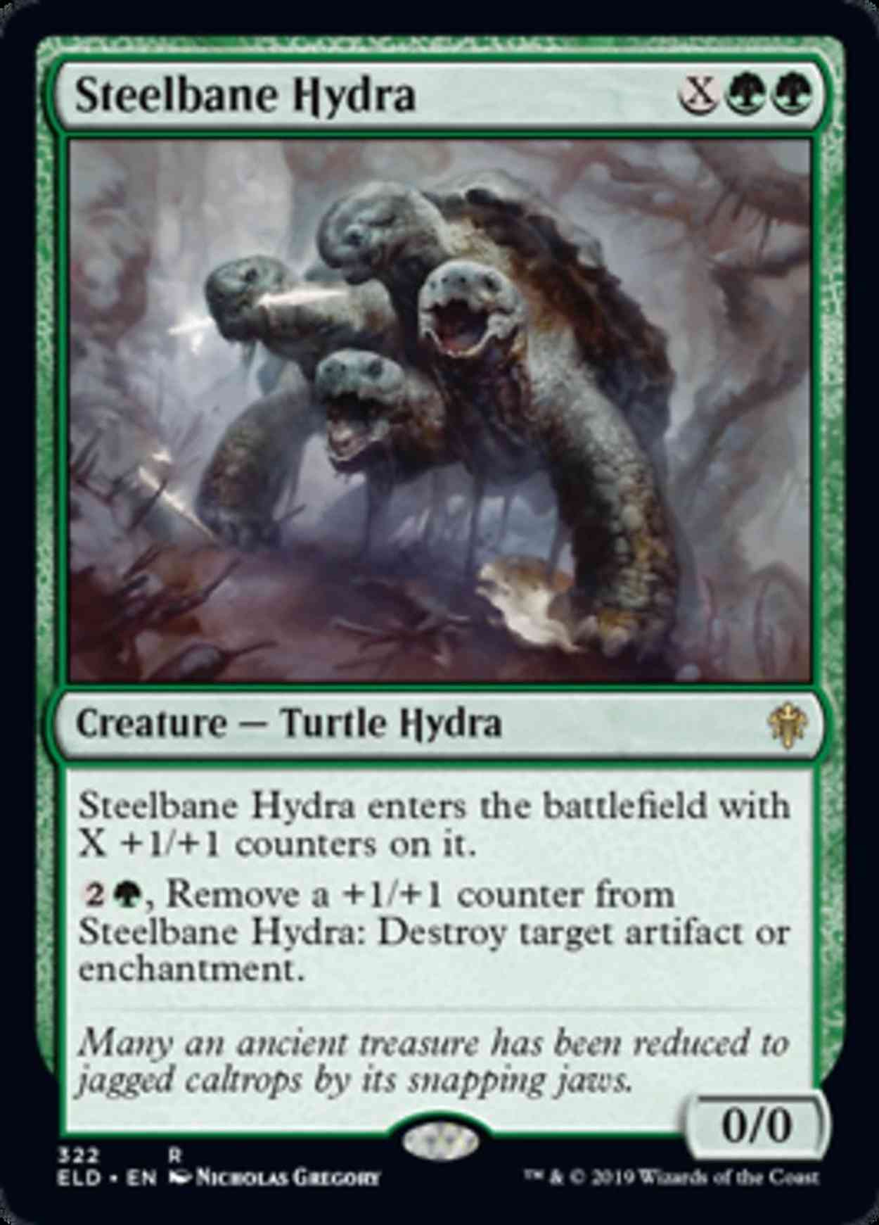 Steelbane Hydra Price from mtg Throne of Eldraine