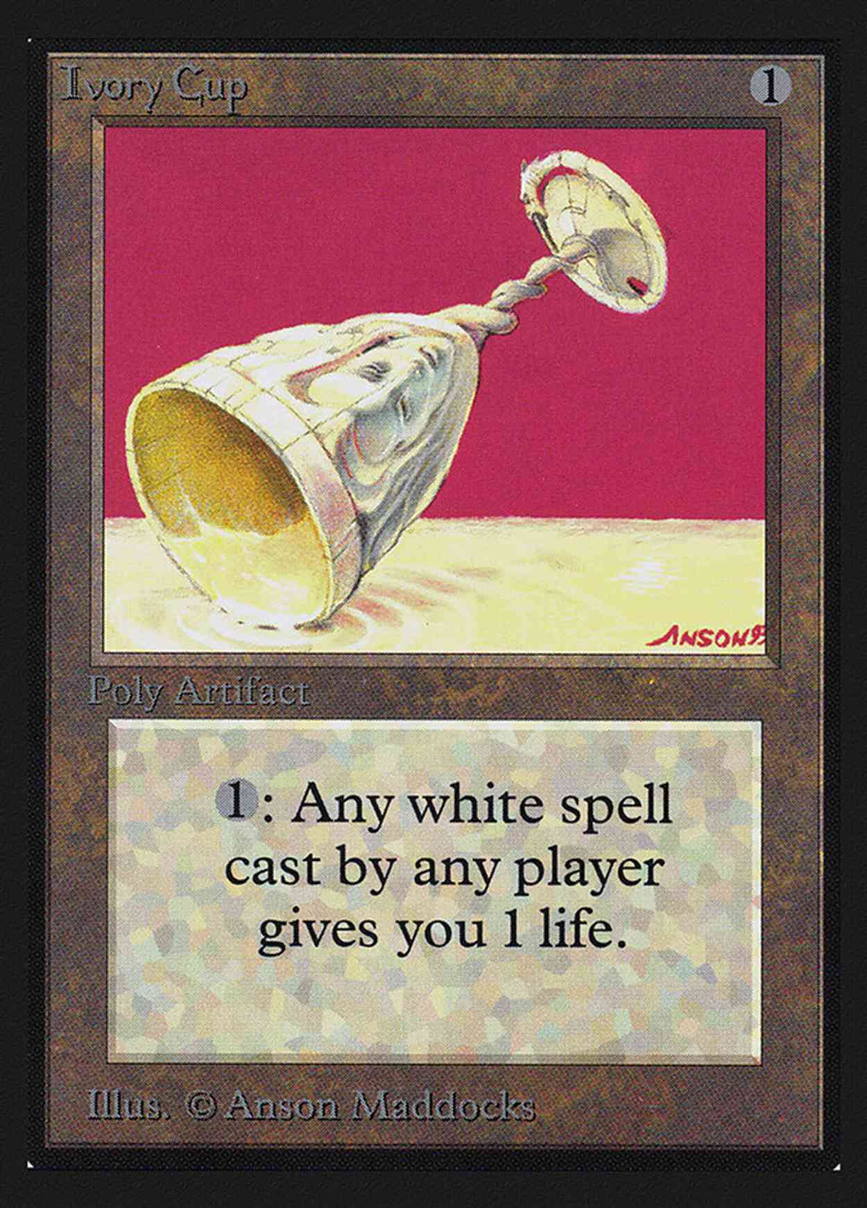 Ivory Cup (IE) magic card front