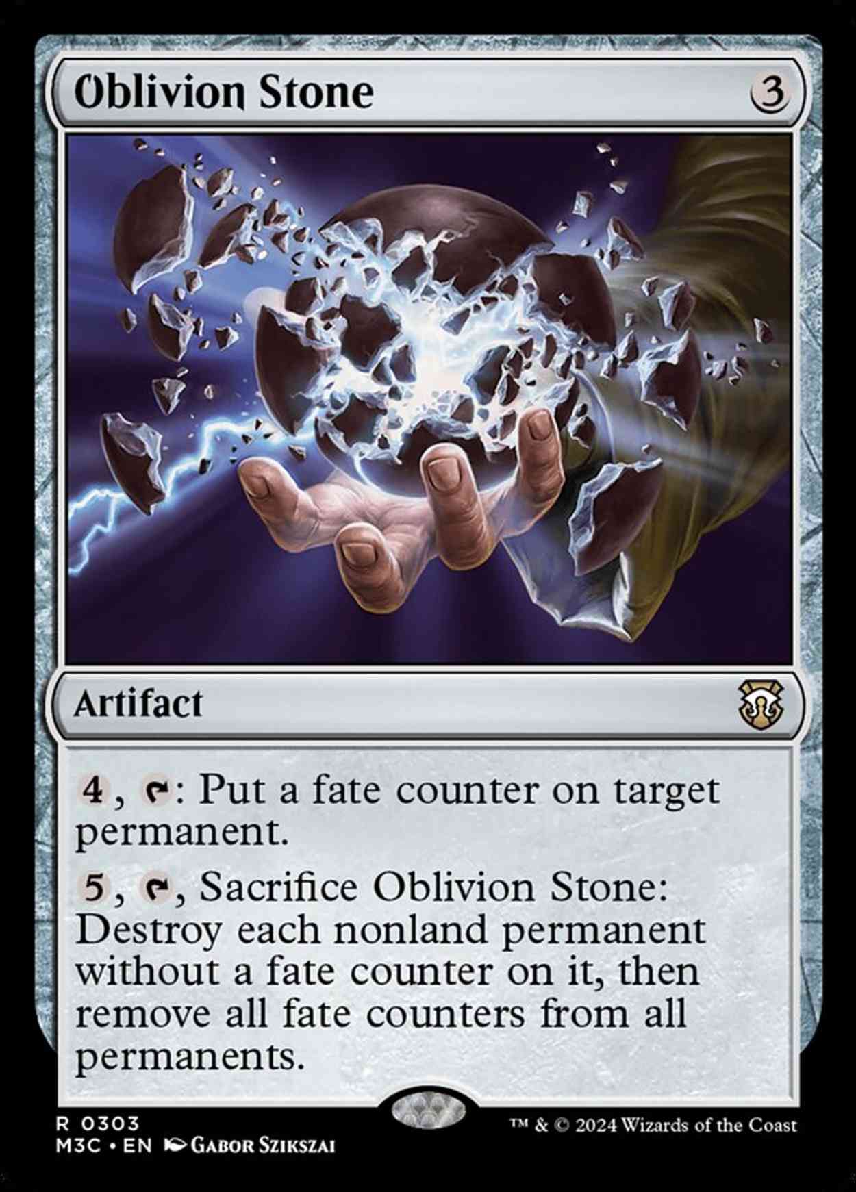 Oblivion Stone magic card front