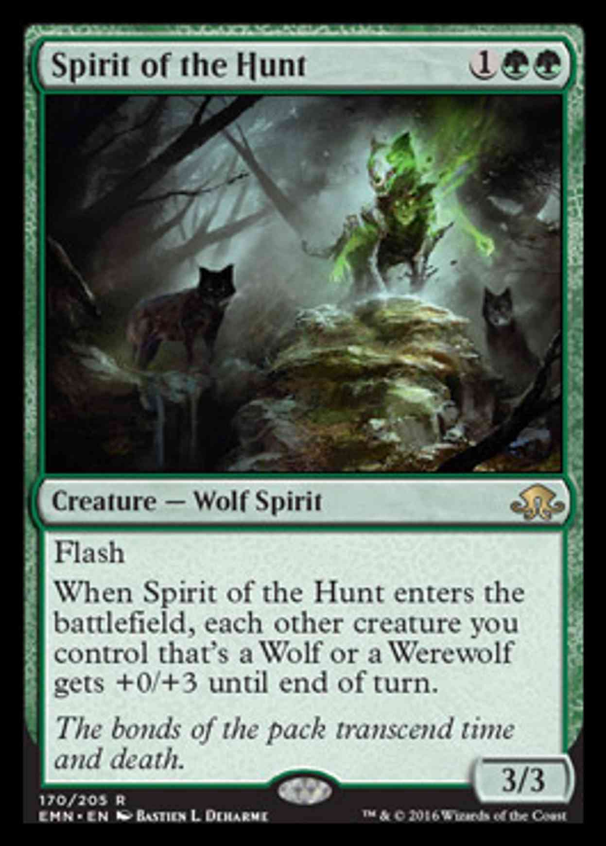 Spirit of the Hunt magic card front