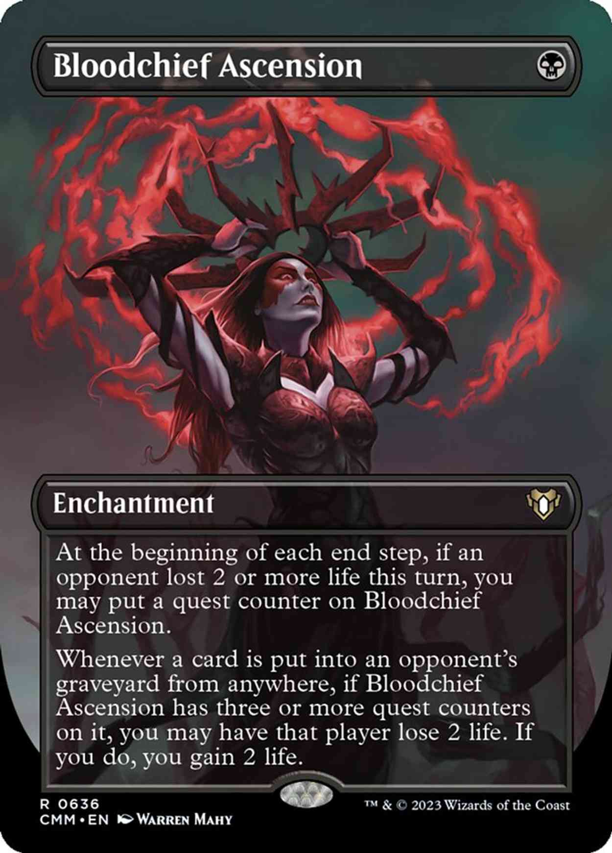 Bloodchief Ascension (Borderless) magic card front