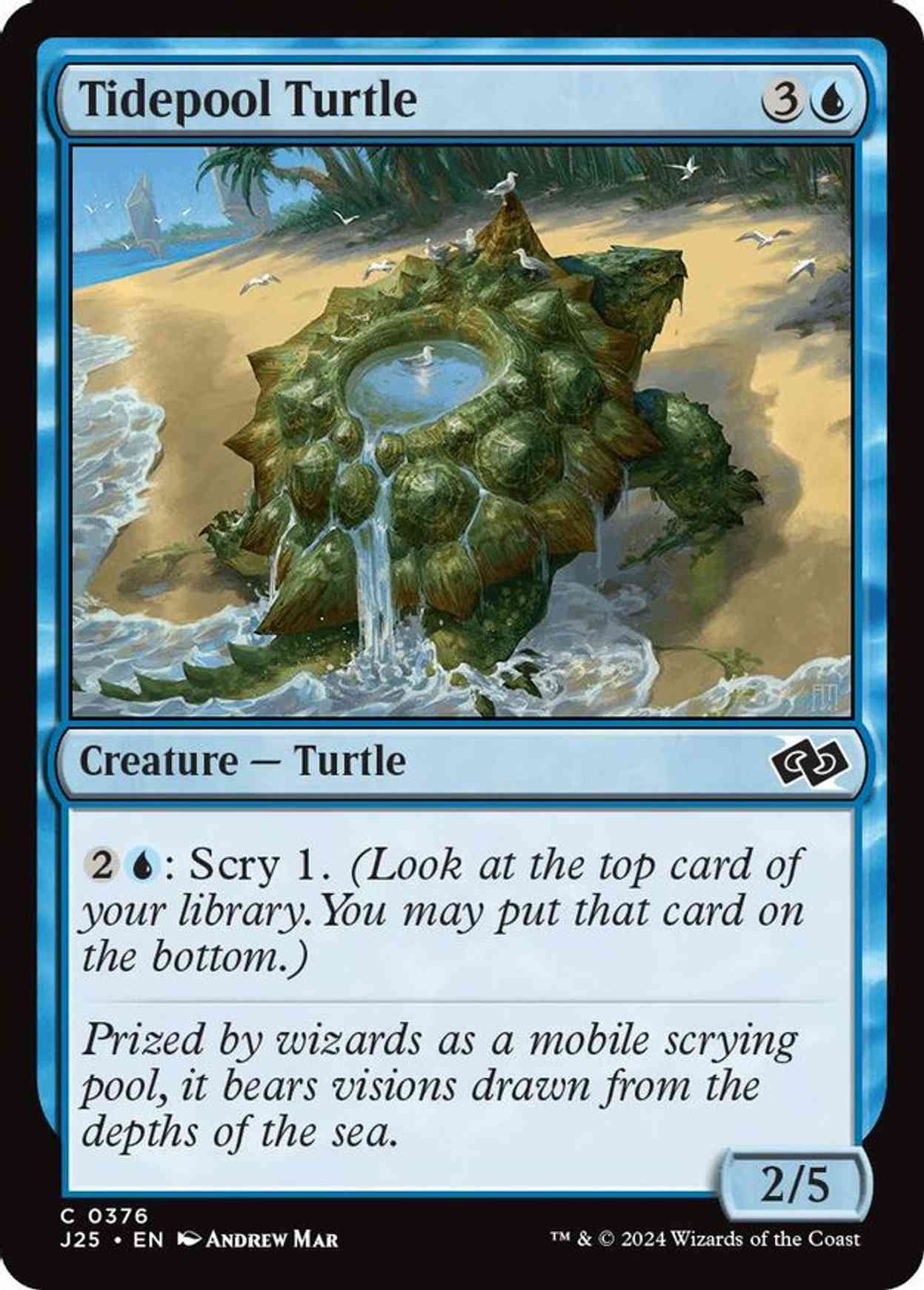 Tidepool Turtle magic card front