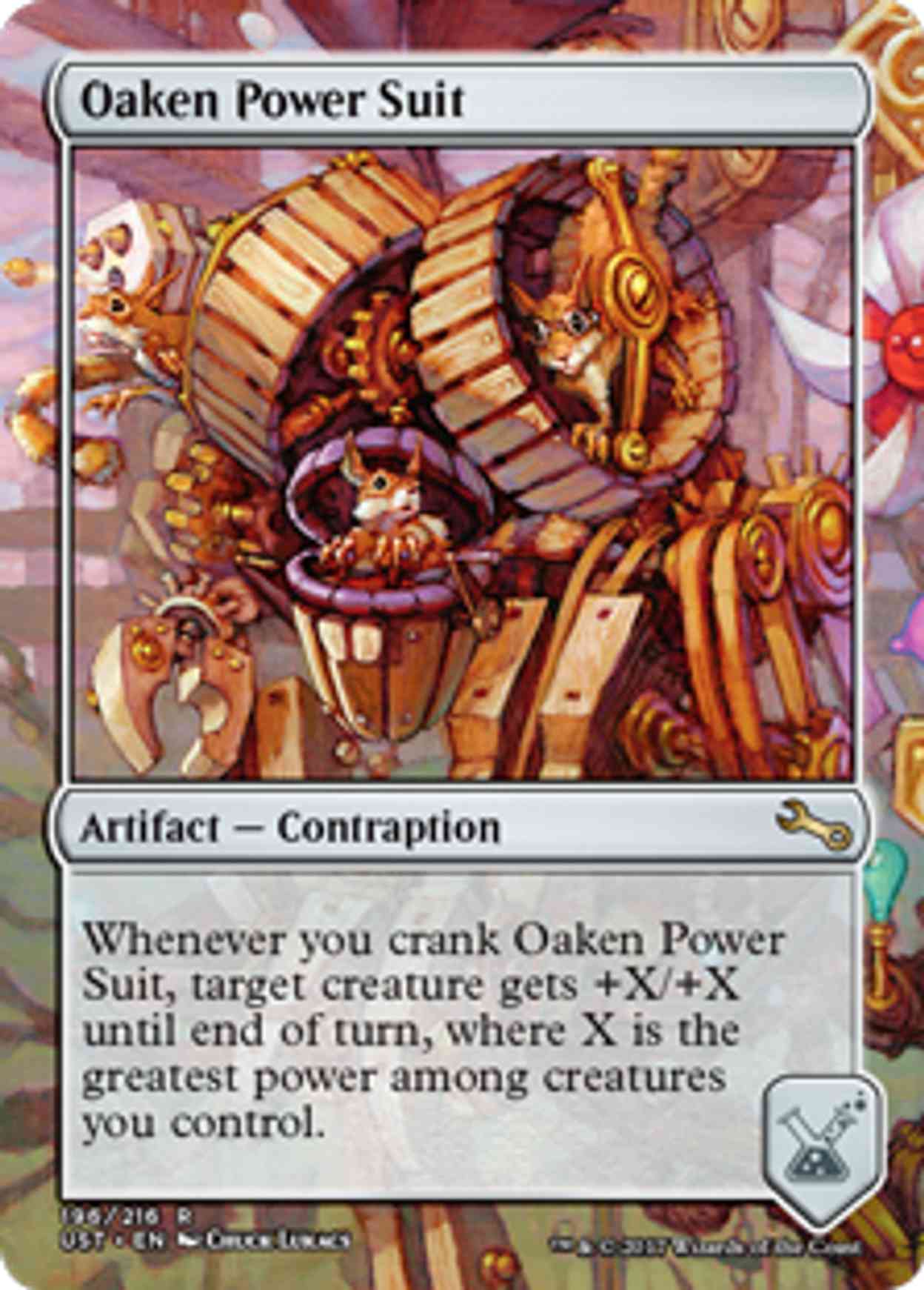 Oaken Power Suit magic card front