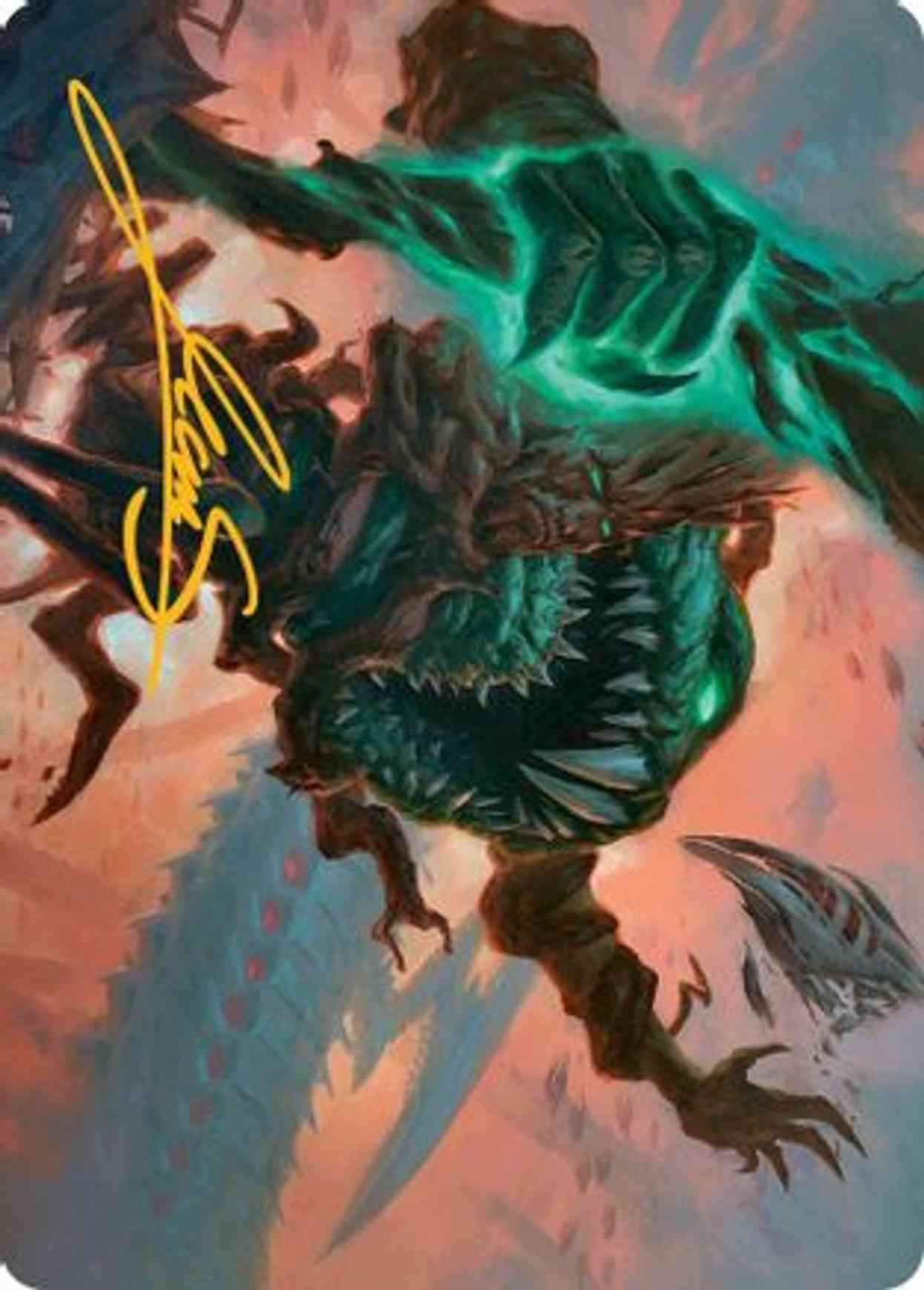 Yargle and Multani Art Card (Gold-Stamped Signature) magic card front