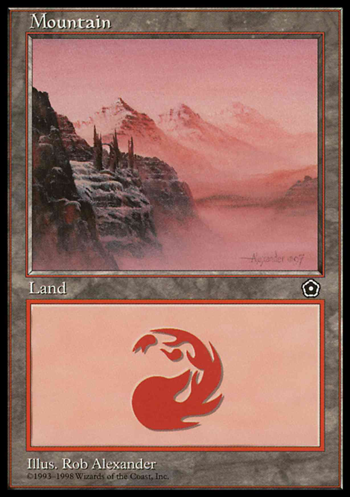 Mountain (157) magic card front