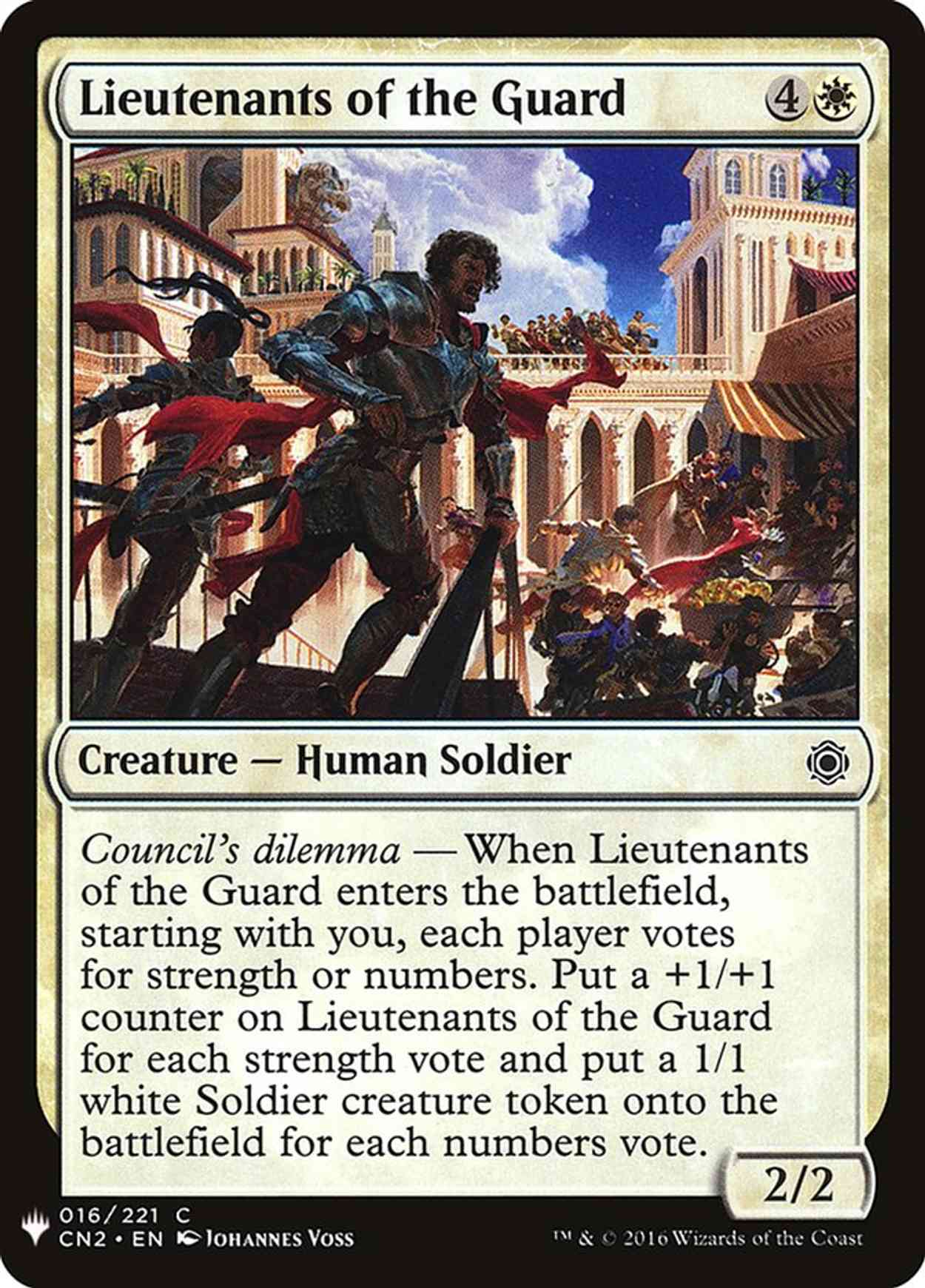 Lieutenants of the Guard magic card front