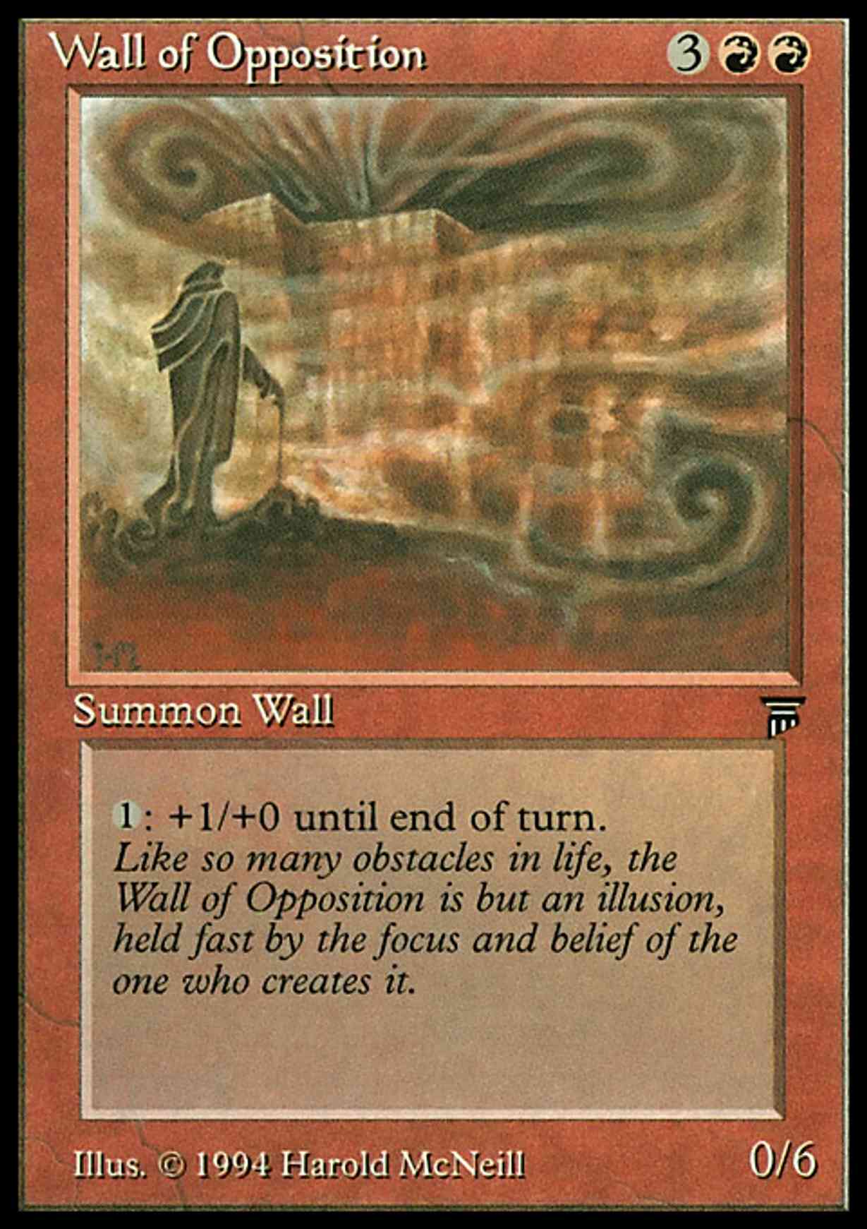 Wall of Opposition magic card front
