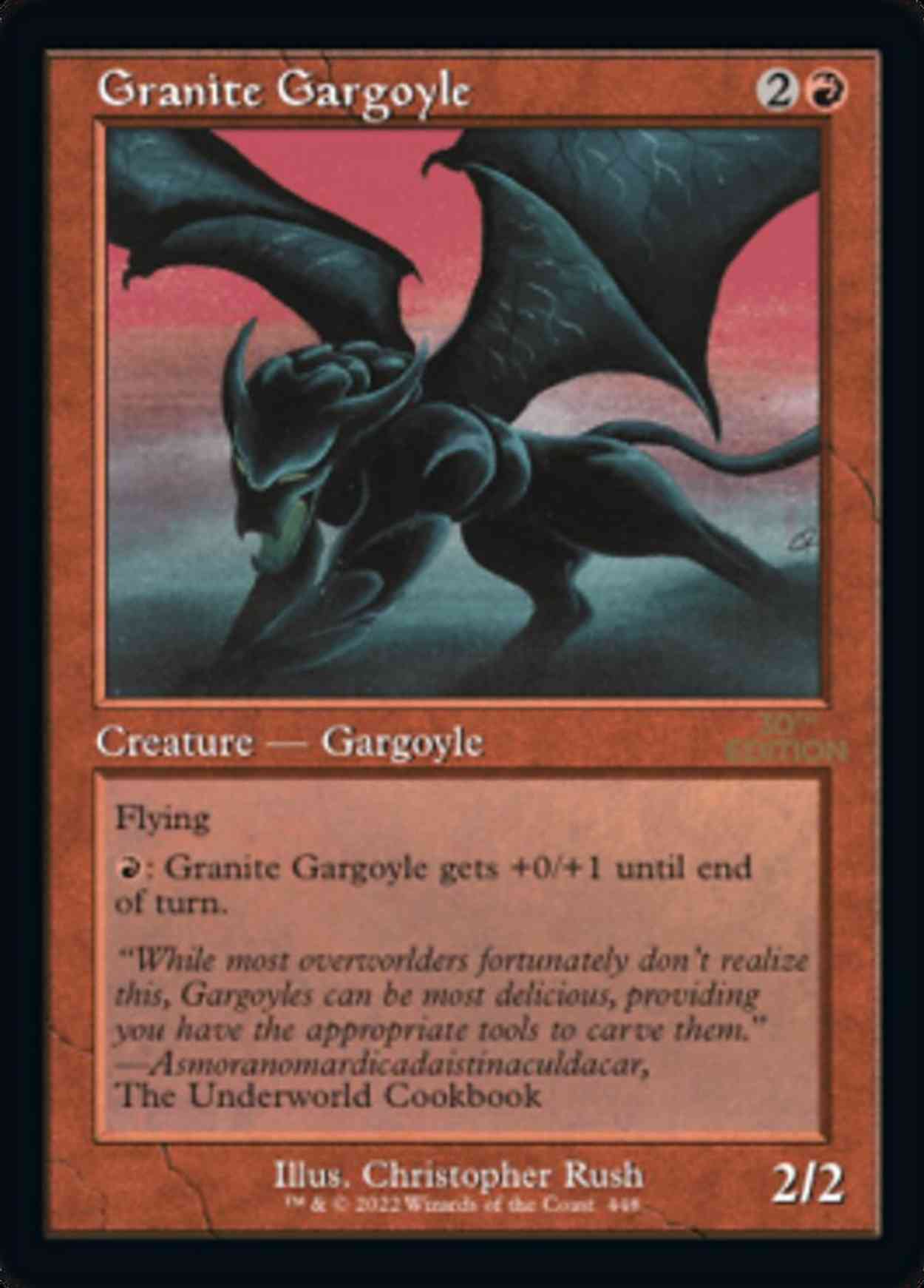 Granite Gargoyle (Retro Frame) magic card front