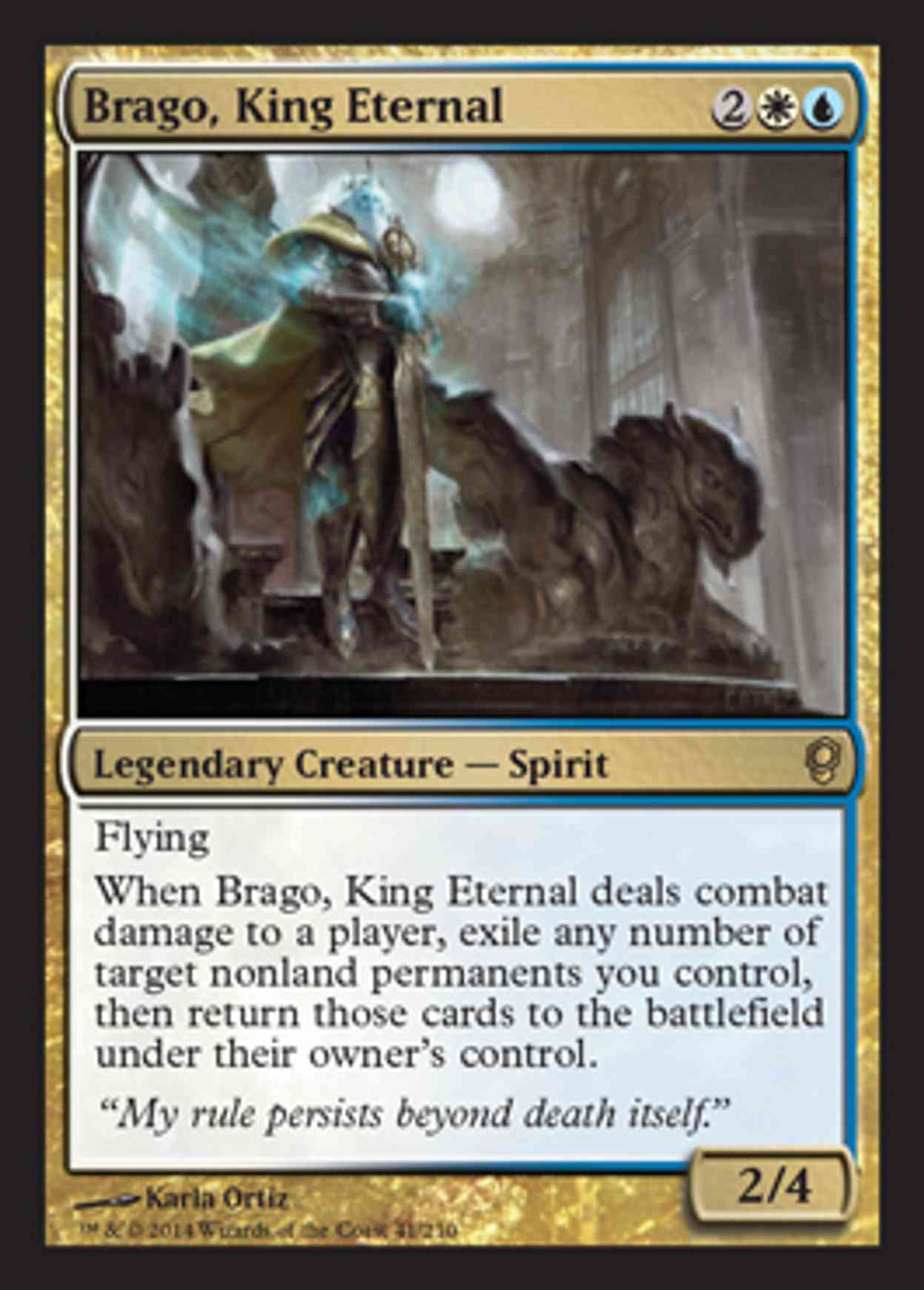 Brago, King Eternal magic card front