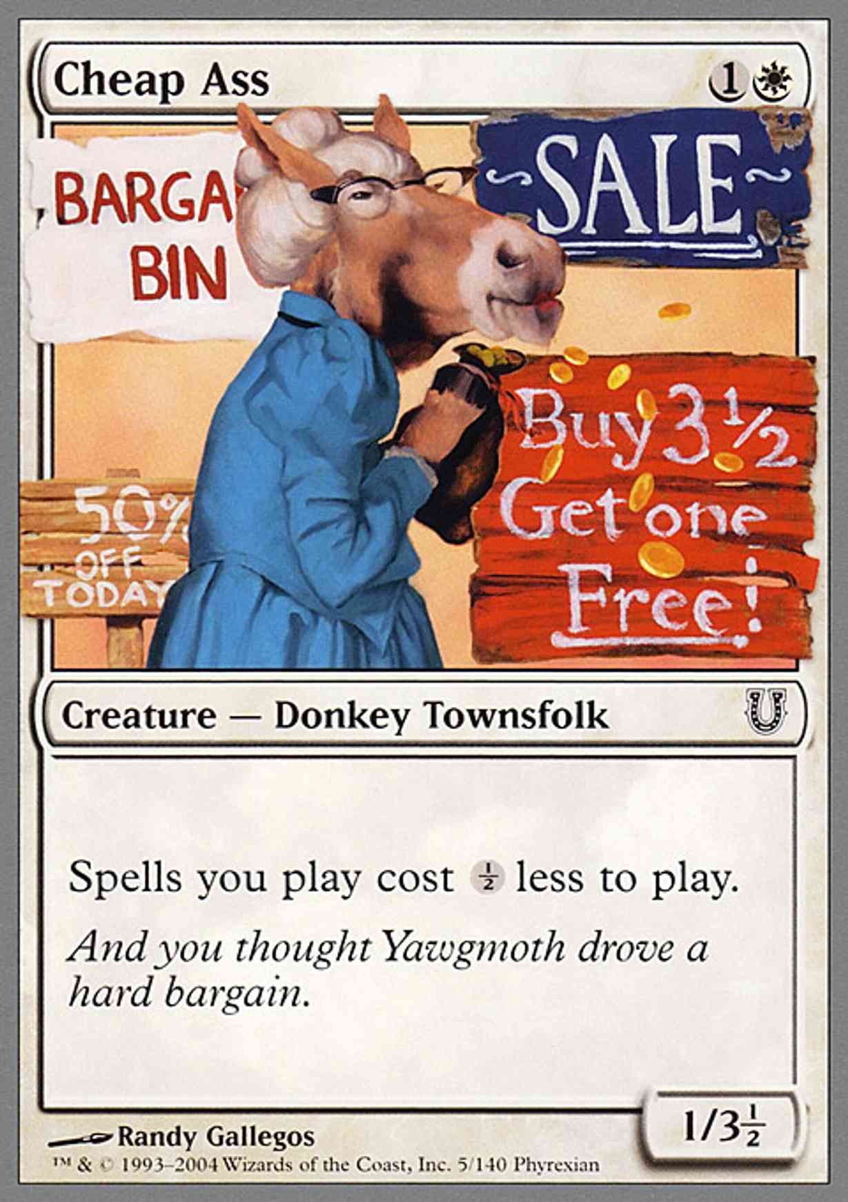 Cheap Ass magic card front