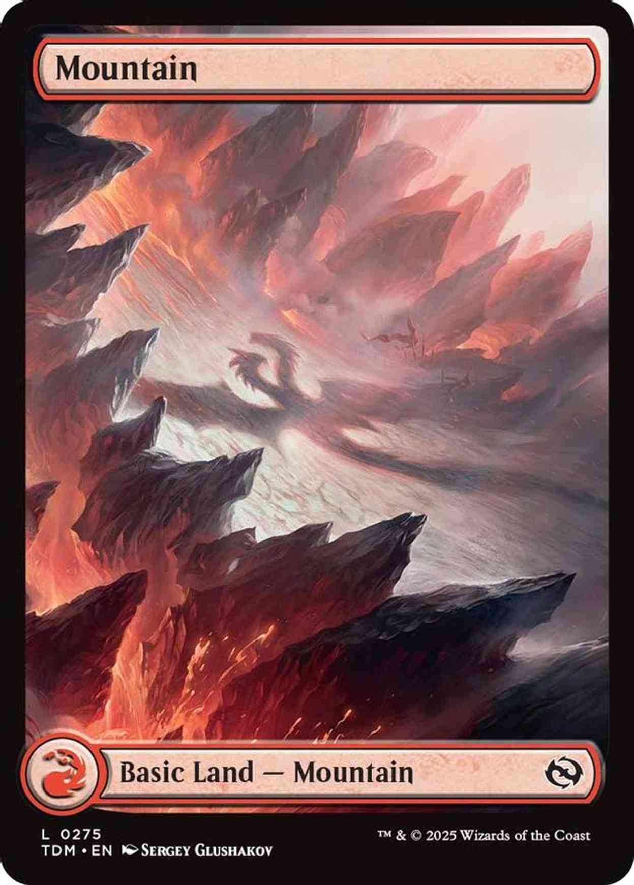 Mountain (0275) magic card front