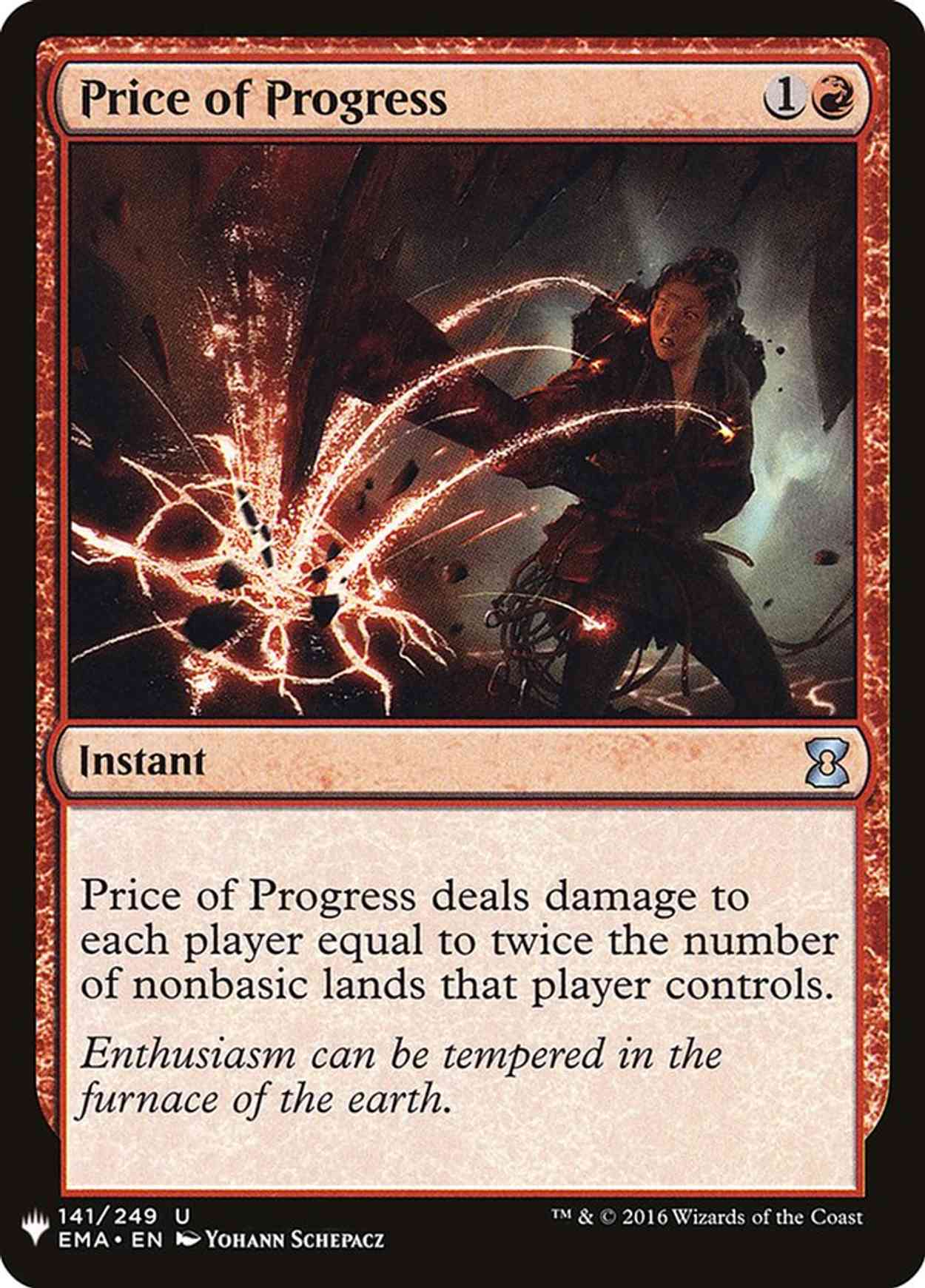 Price of Progress magic card front