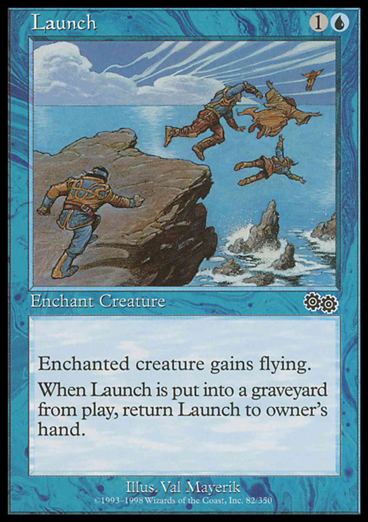 Launch magic card front