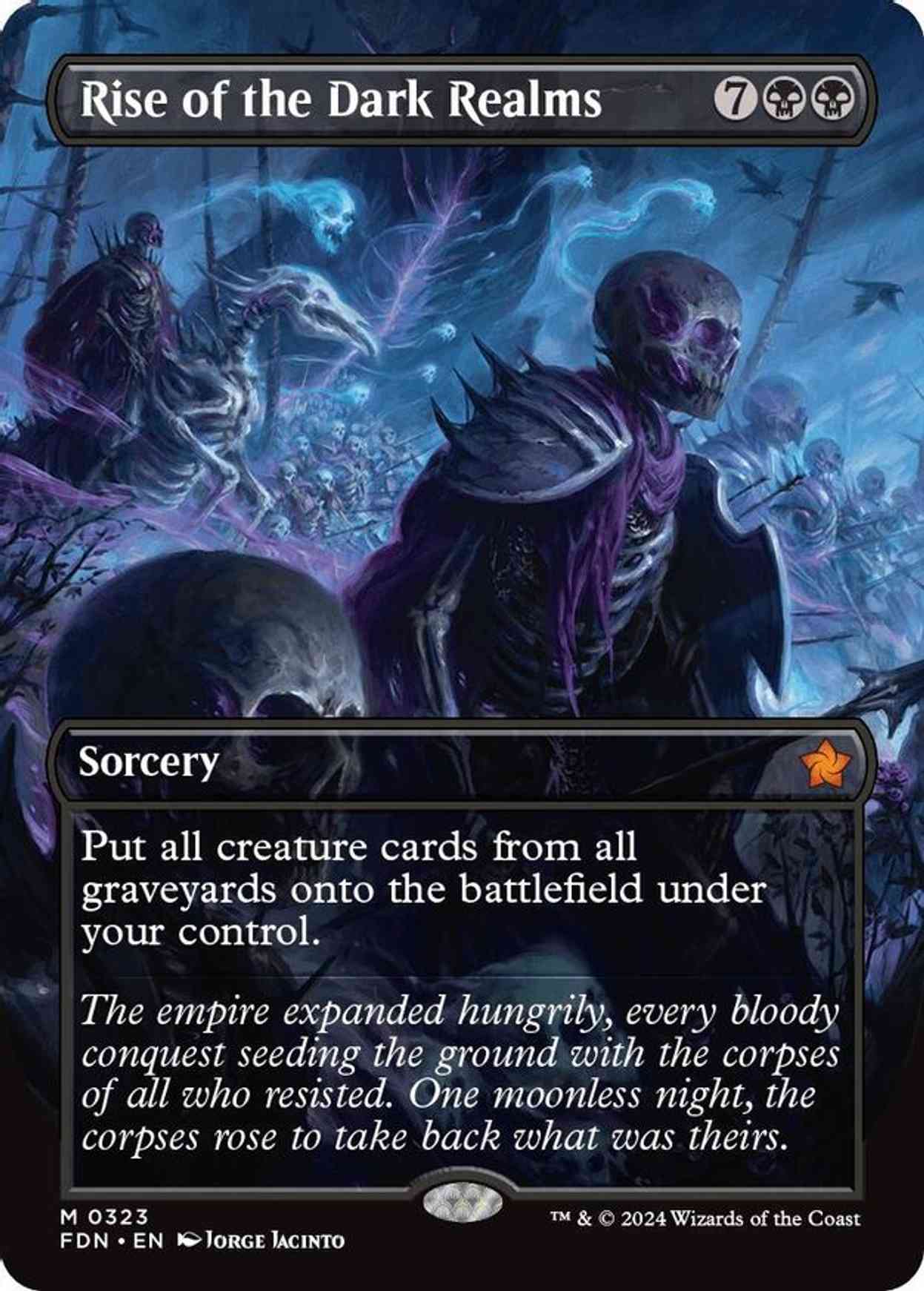 Rise of the Dark Realms (Borderless) magic card front