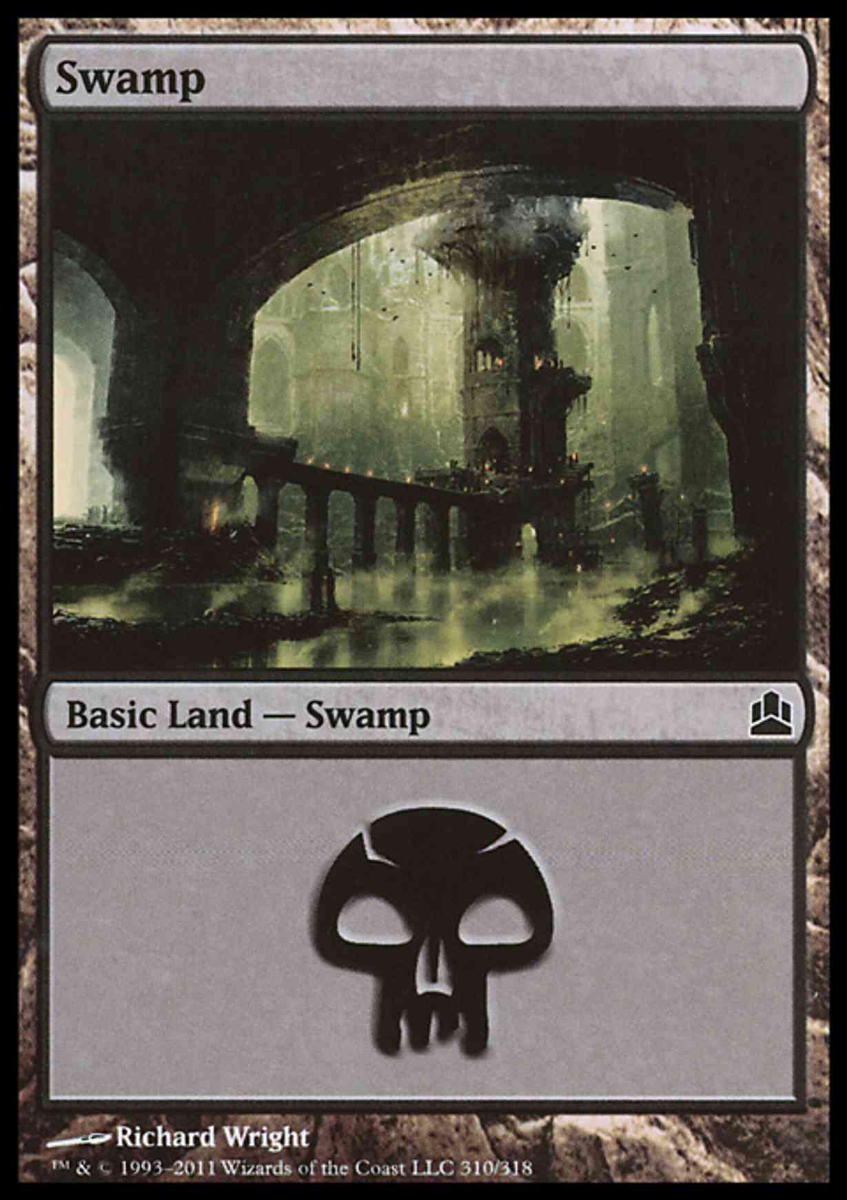 Swamp (310) magic card front