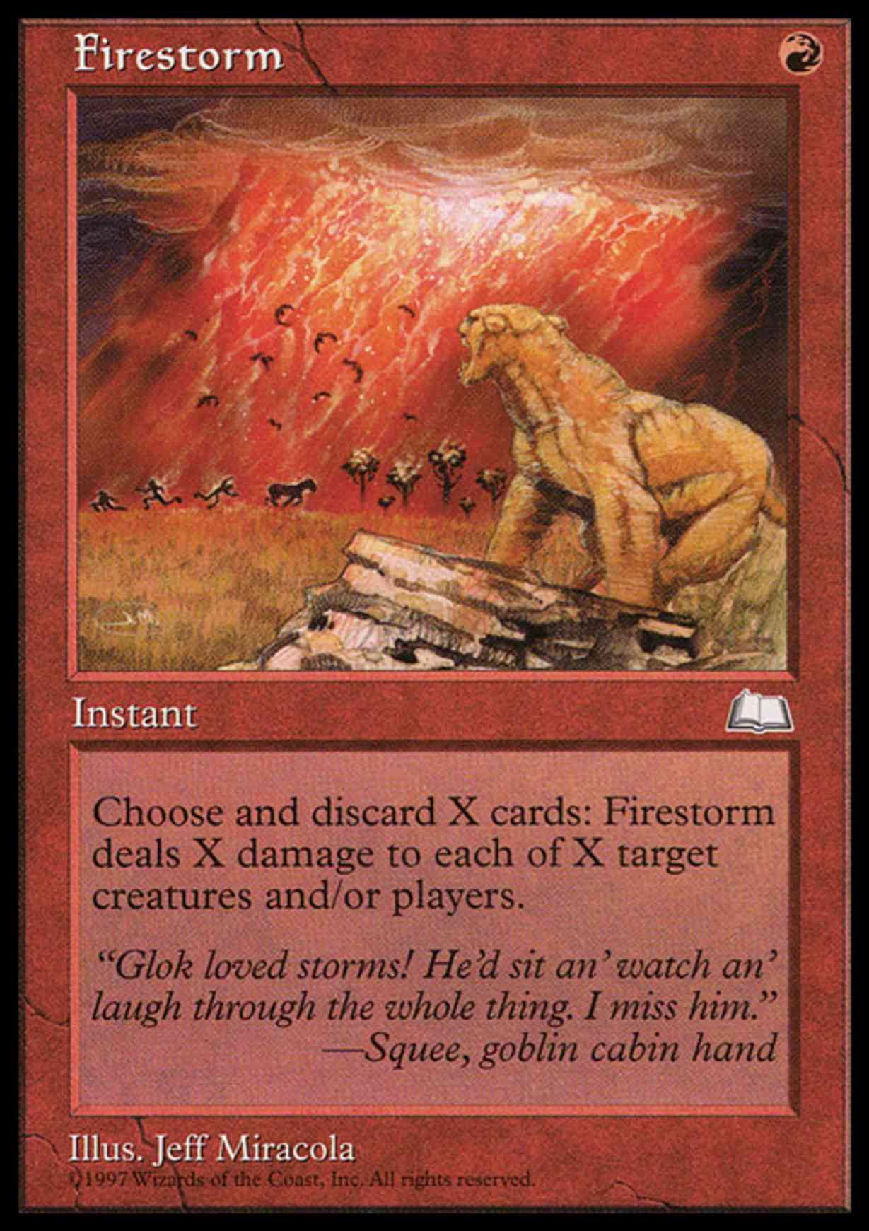 Firestorm magic card front