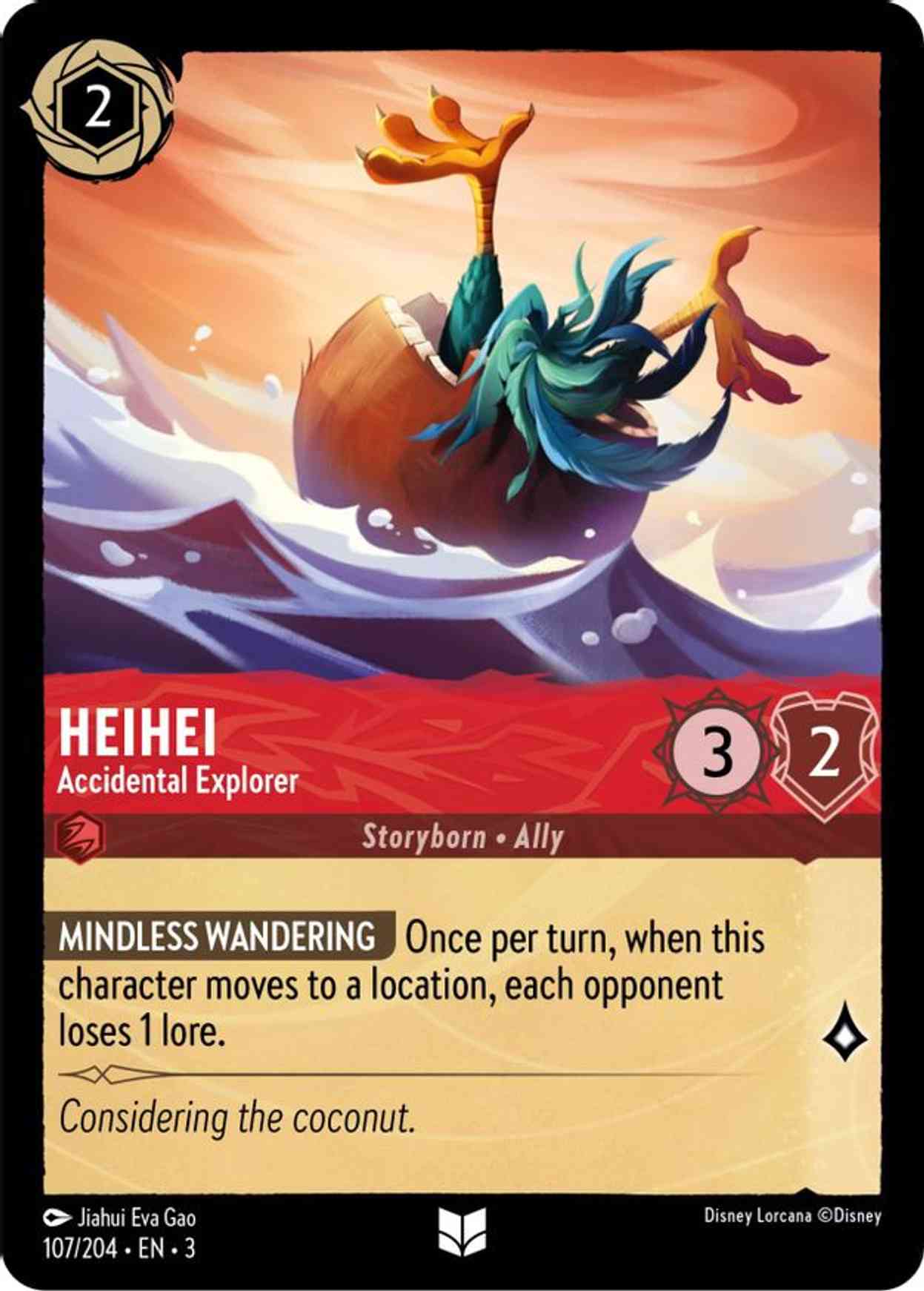 HeiHei - Accidental Explorer magic card front