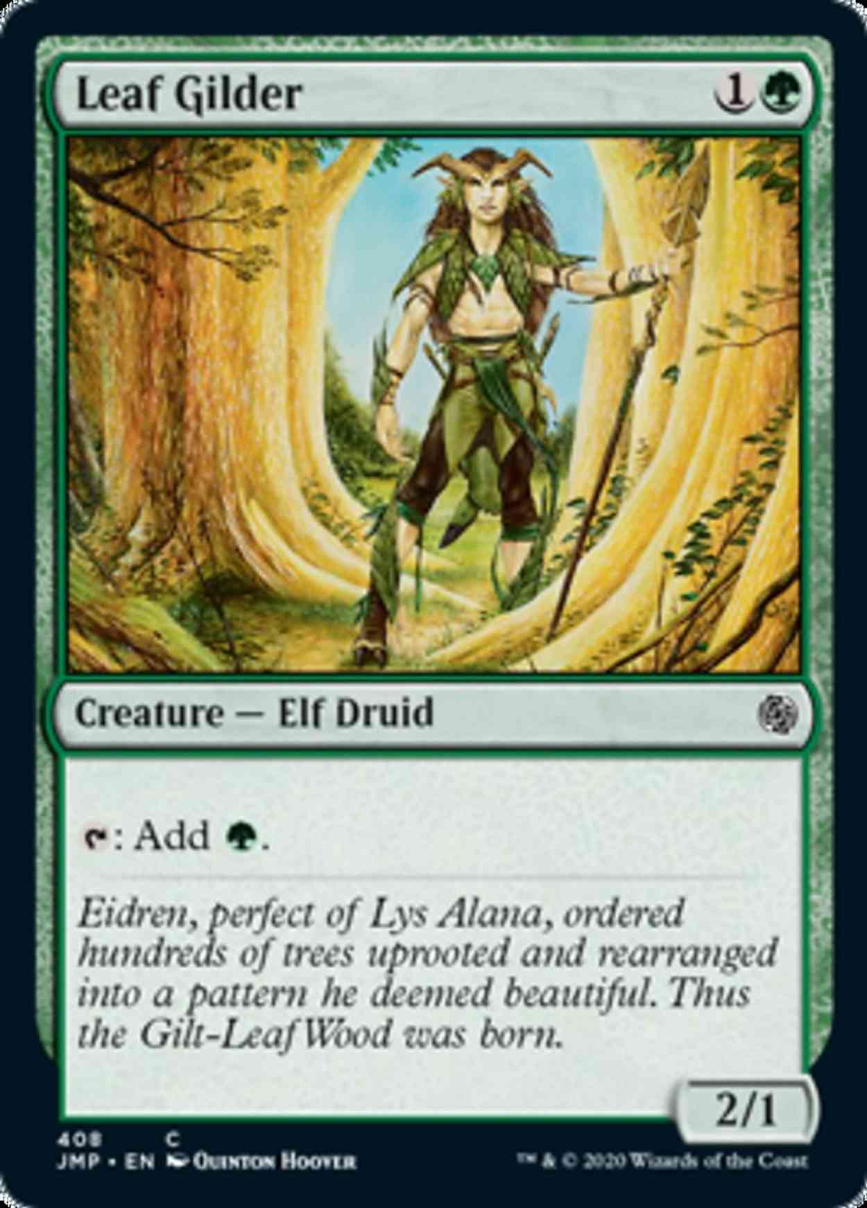 Leaf Gilder magic card front
