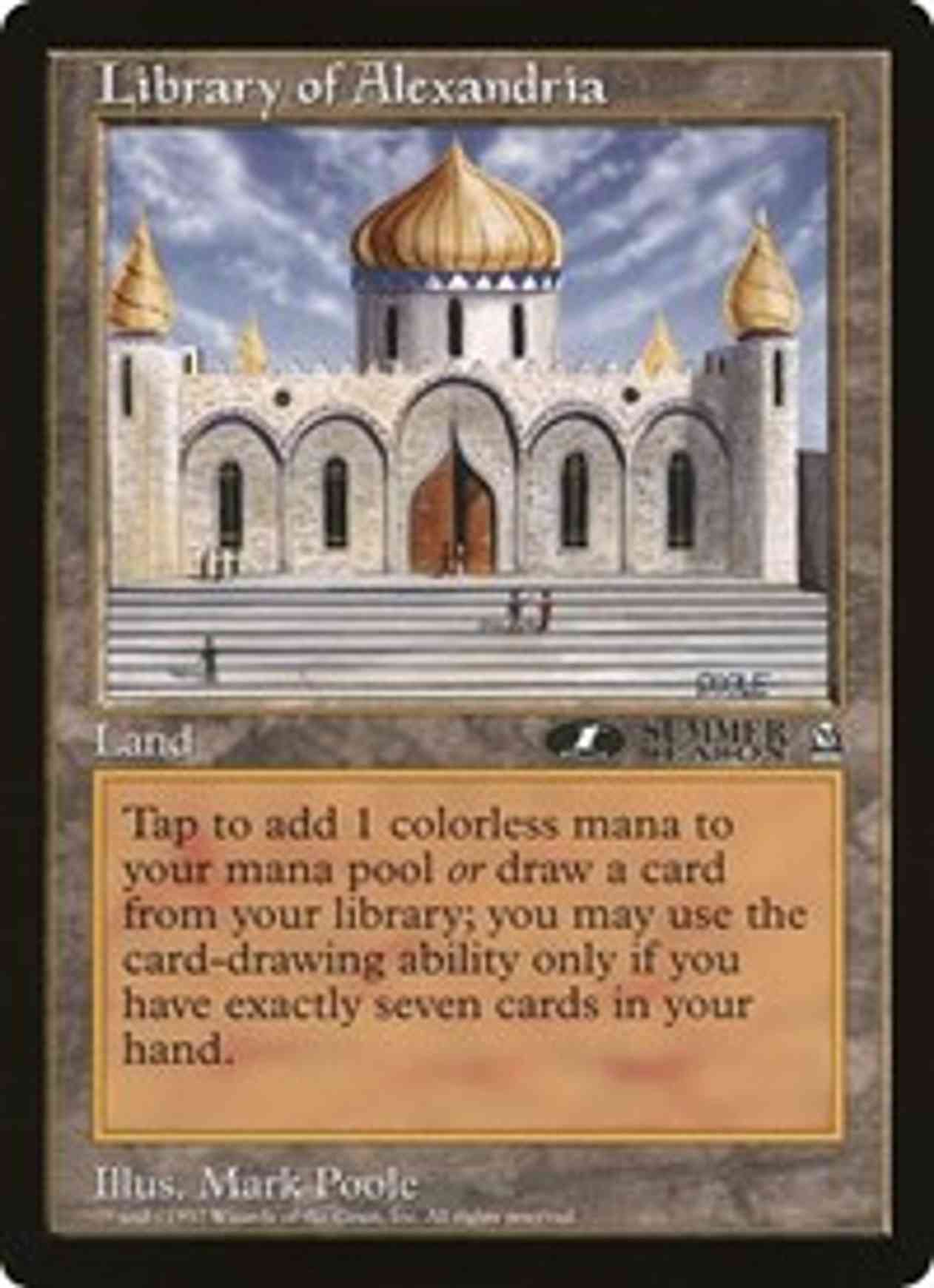 Library of Alexandria (Oversized) Price from mtg Oversize Cards