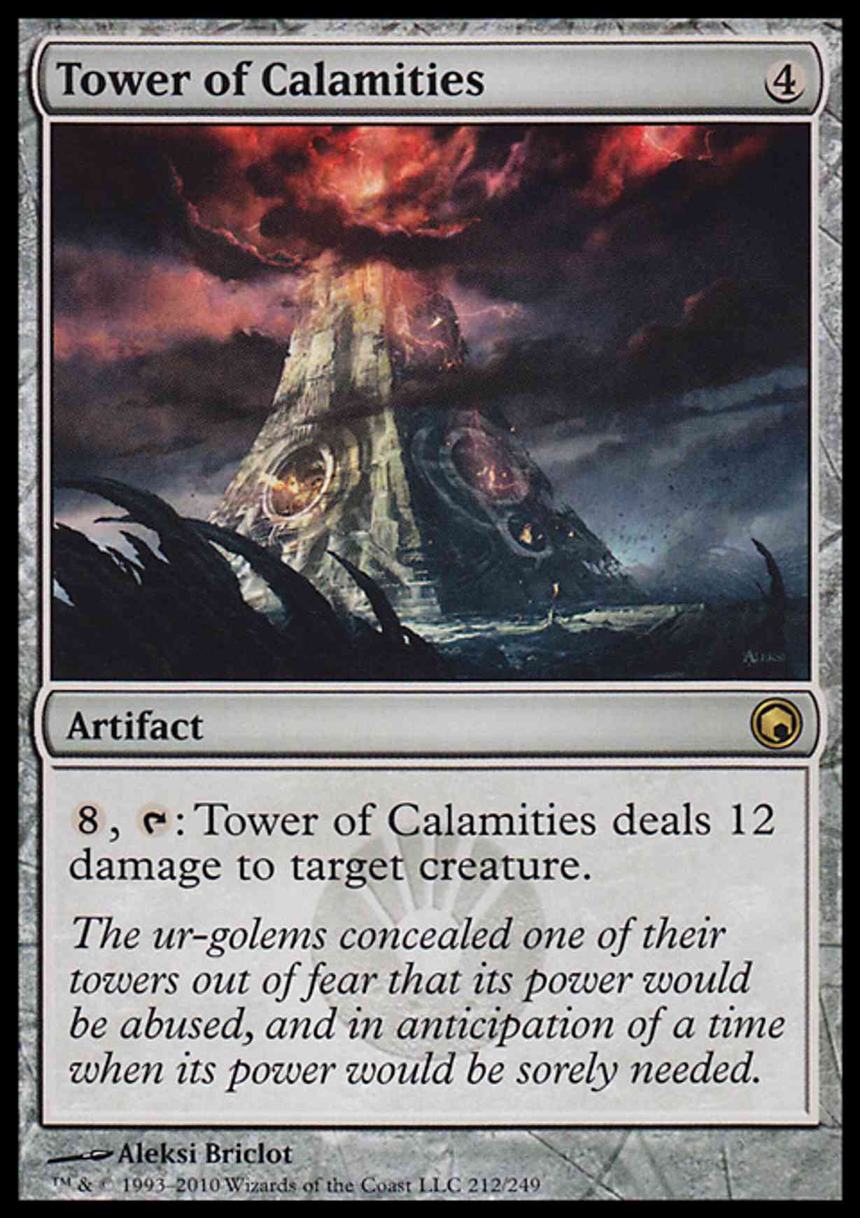 Tower of Calamities magic card front