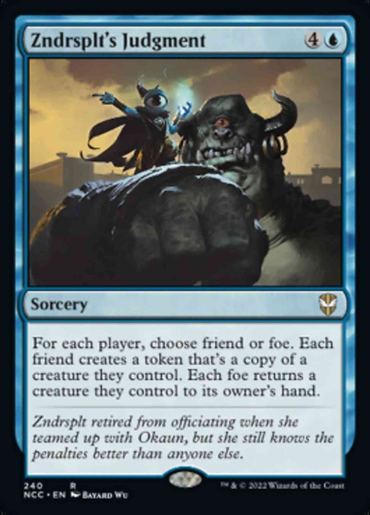 Zndrsplt's Judgment magic card front