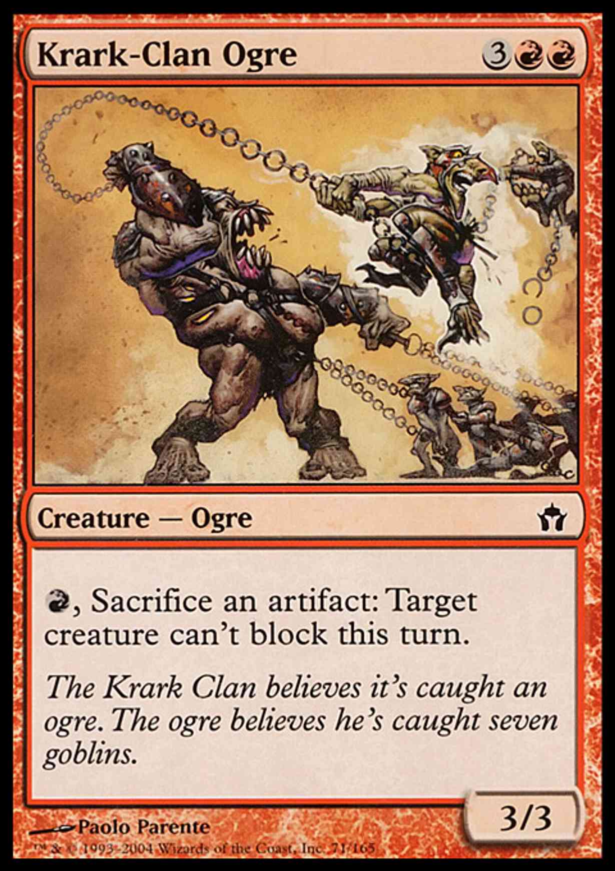 Krark-Clan Ogre magic card front