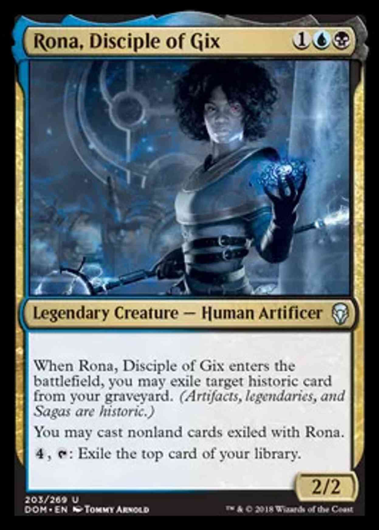 Rona, Disciple of Gix Price from mtg Dominaria