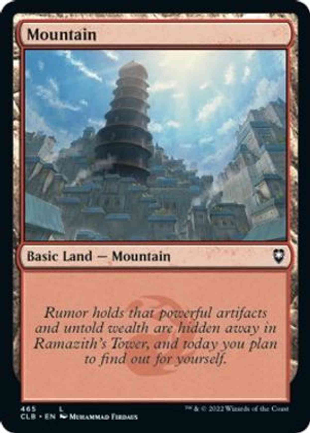 Mountain (465) magic card front