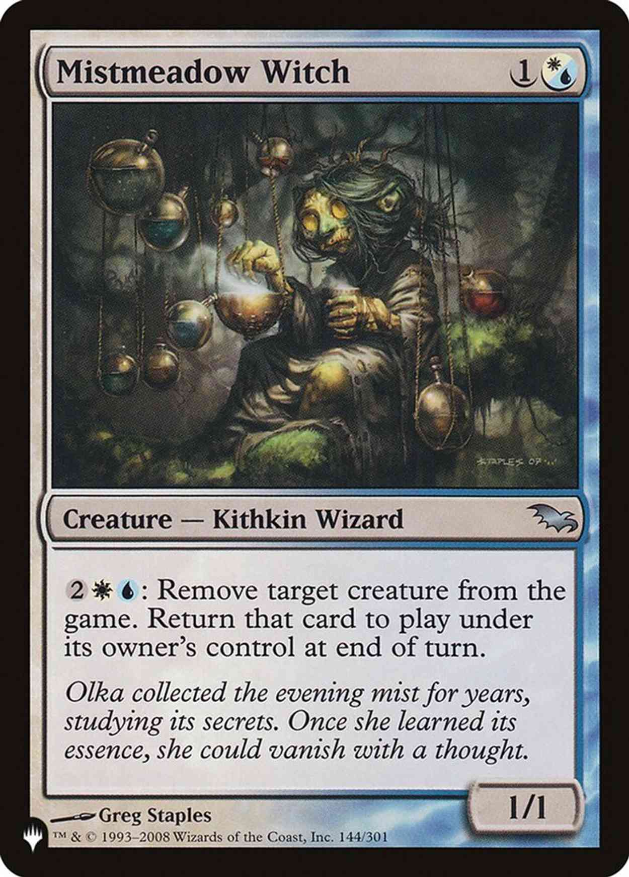 Mistmeadow Witch (SHM) magic card front