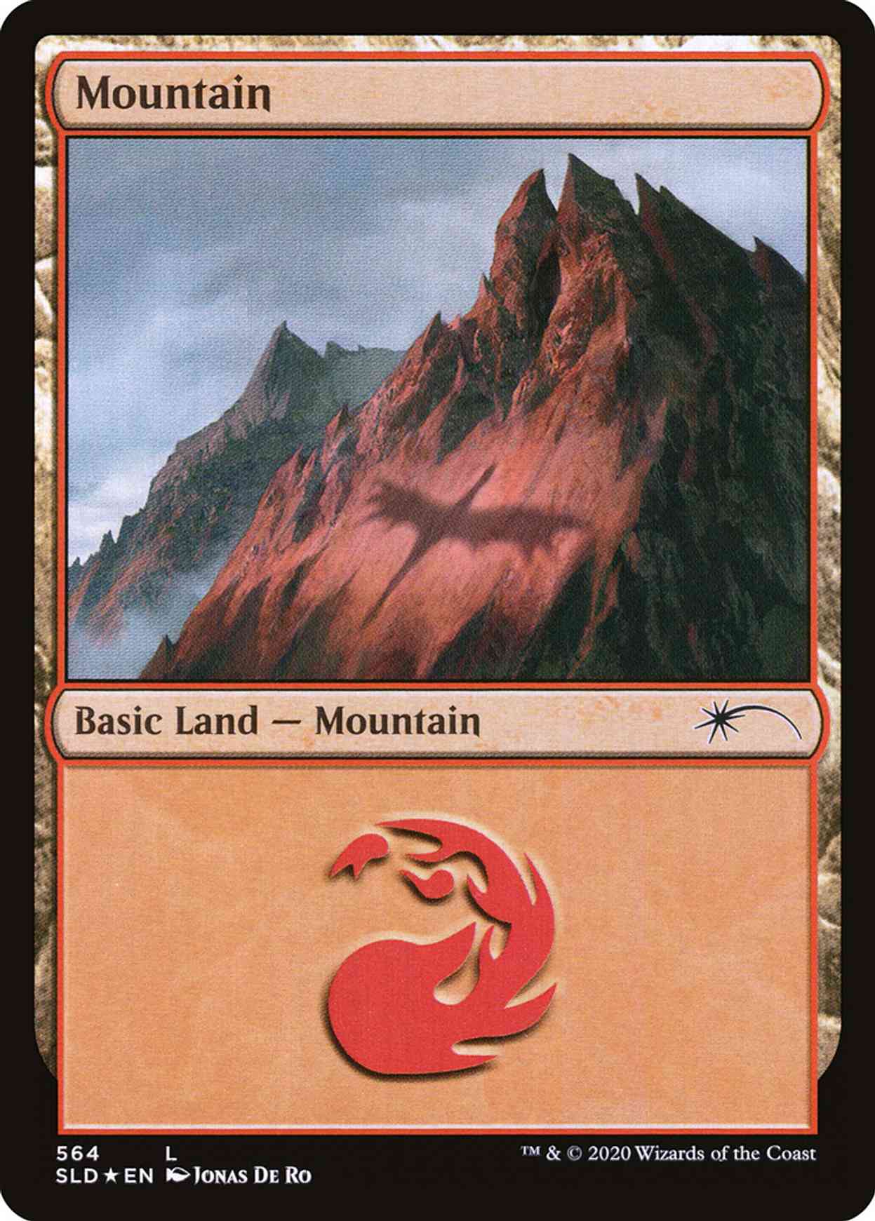 Mountain (564) magic card front