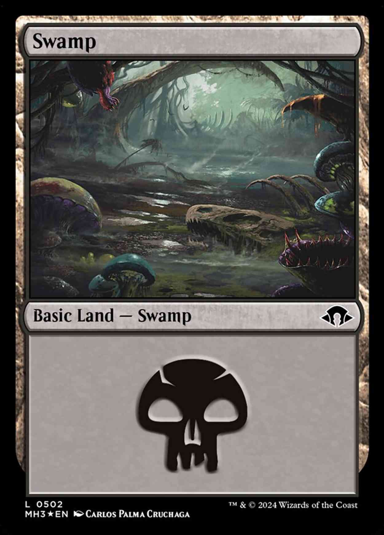 Swamp (0502) (Ripple Foil) magic card front