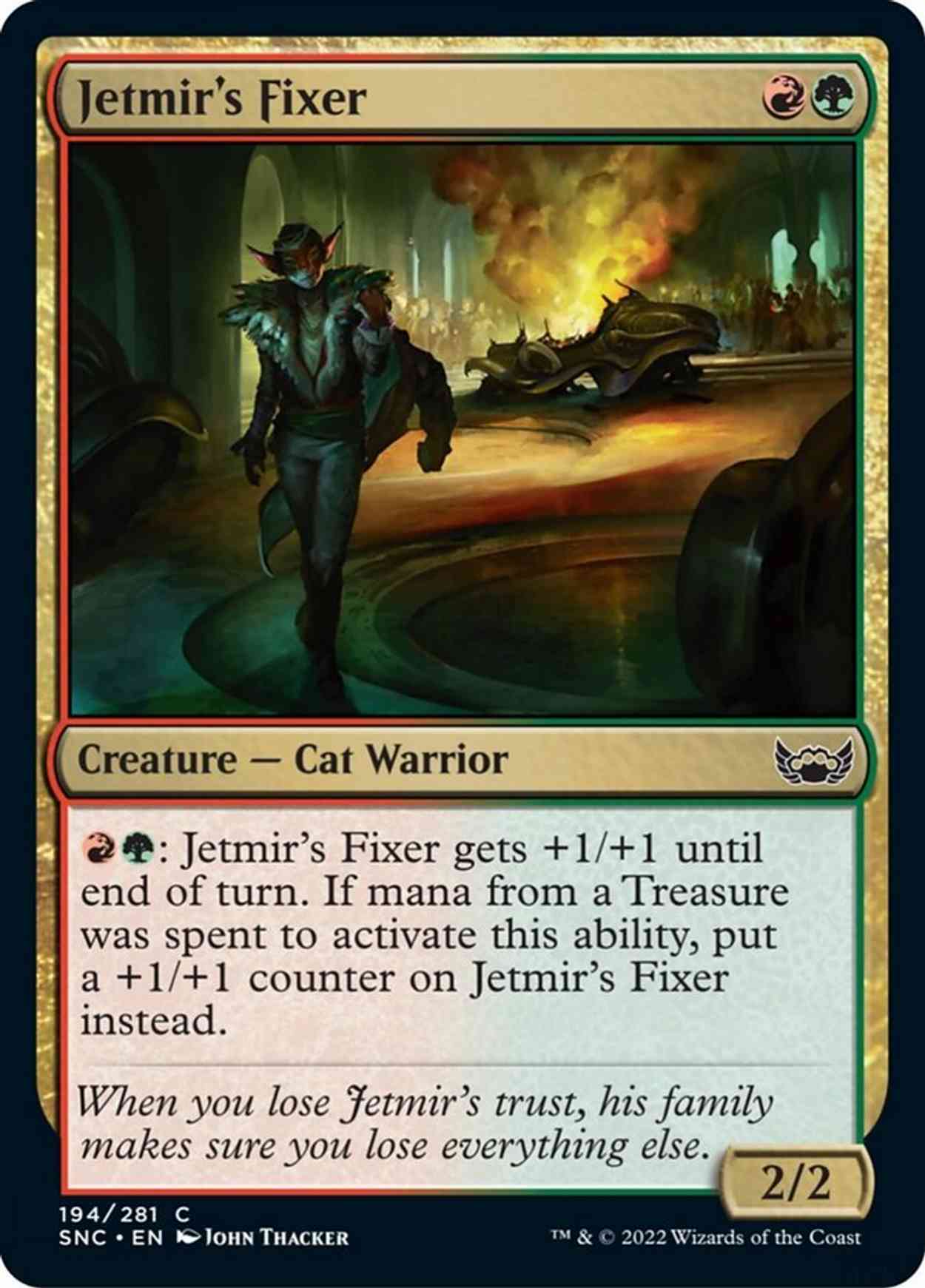 Jetmir's Fixer magic card front