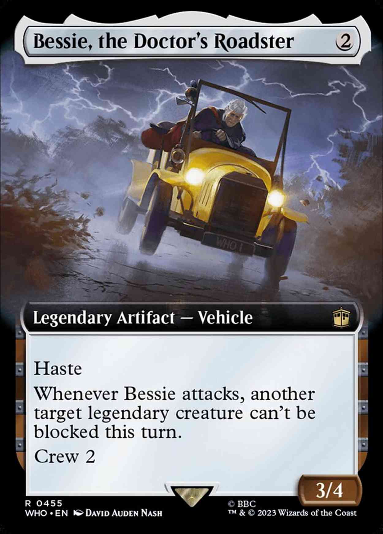 Bessie, the Doctor's Roadster (Extended Art) magic card front