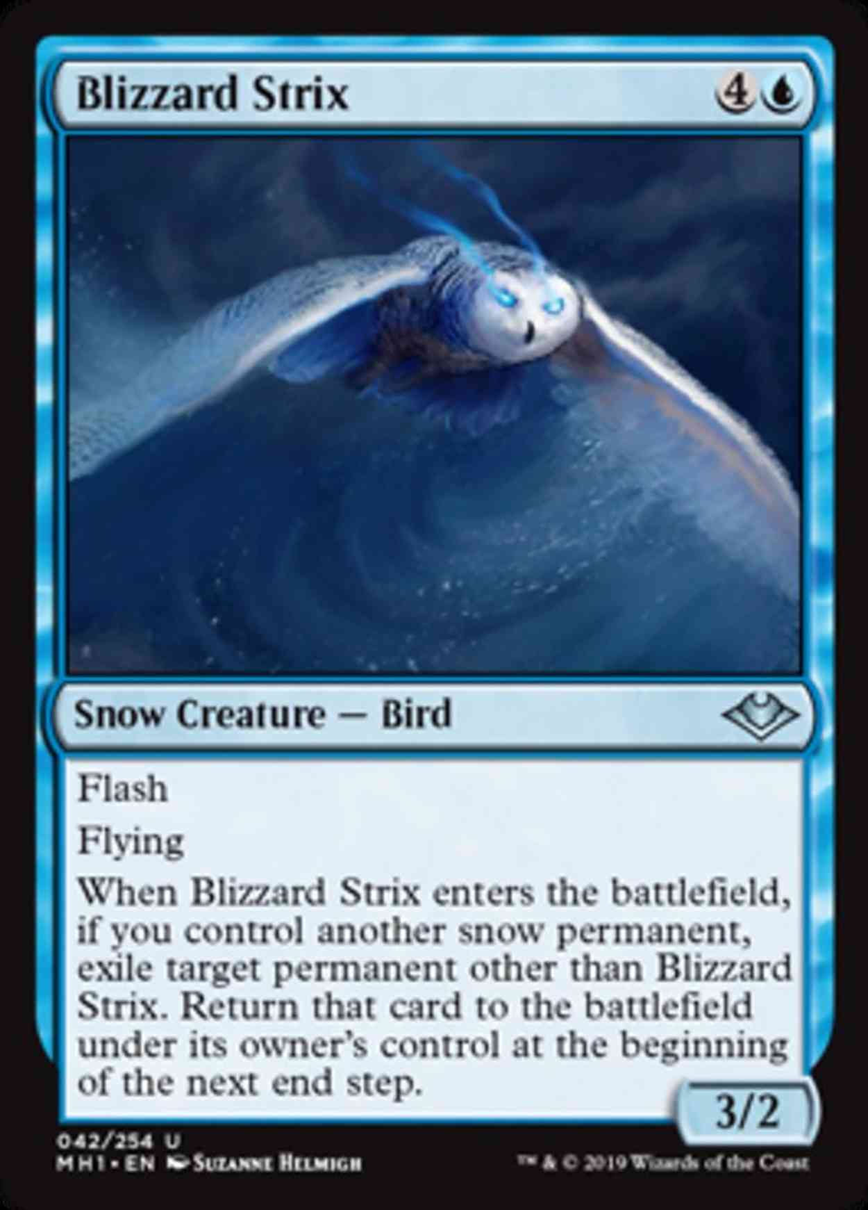 Blizzard Strix magic card front