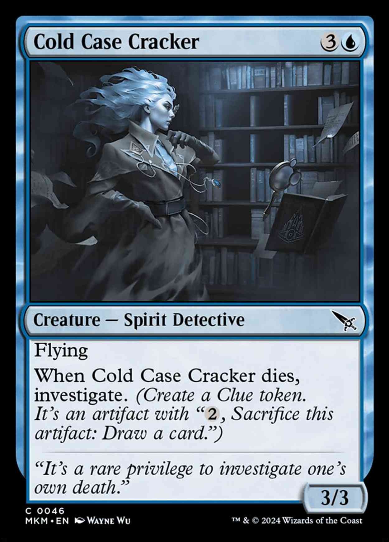 Cold Case Cracker magic card front