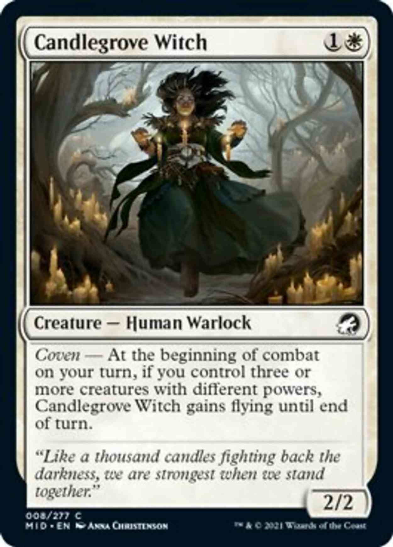 Candlegrove Witch magic card front