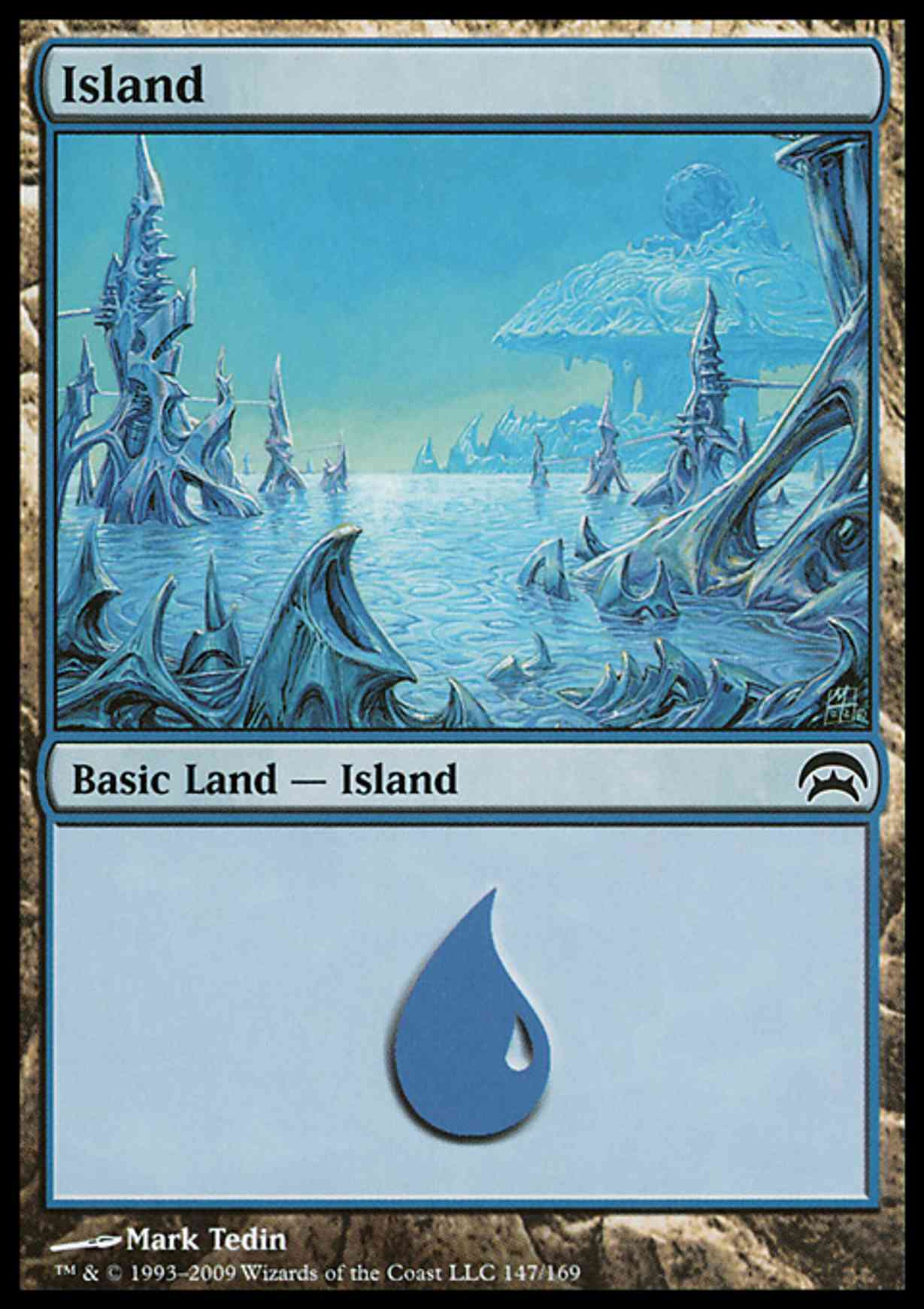 Island (147) magic card front