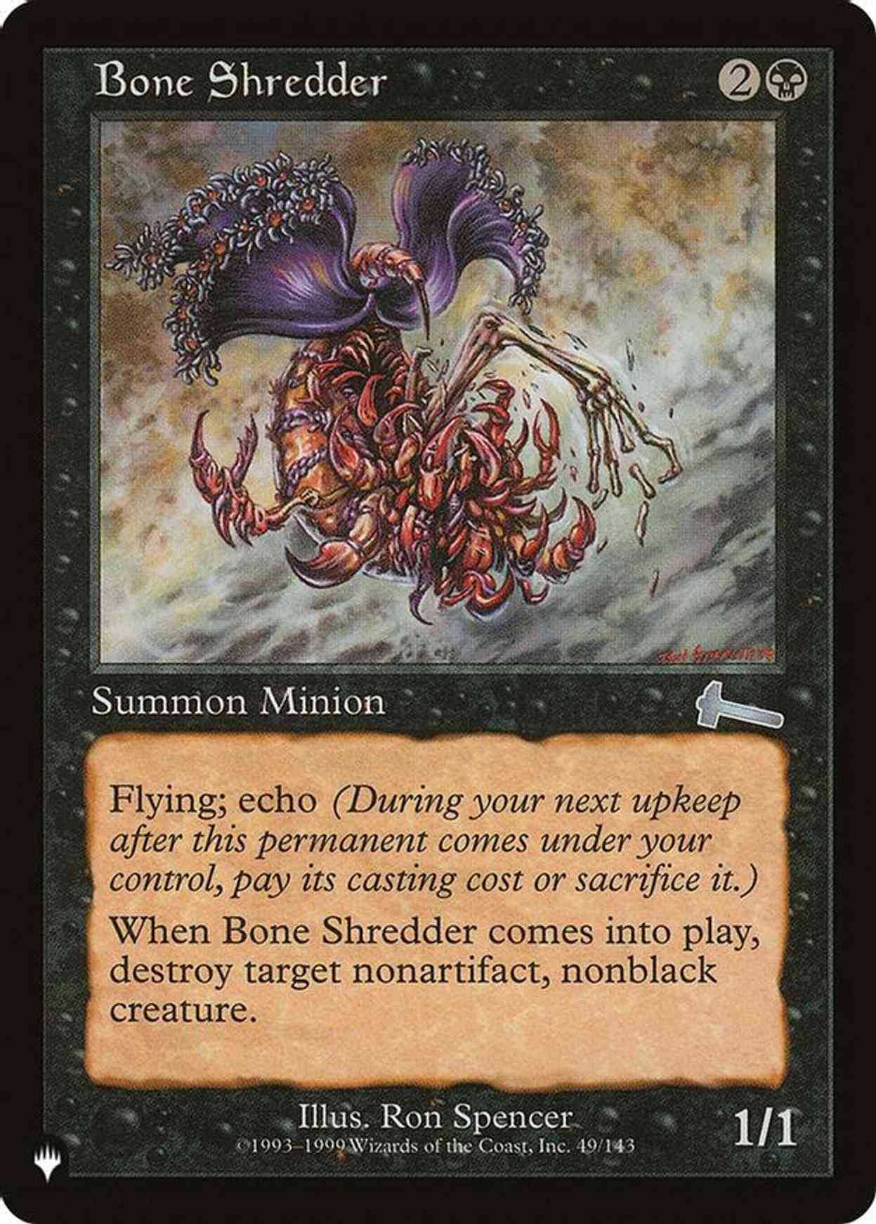 Bone Shredder magic card front