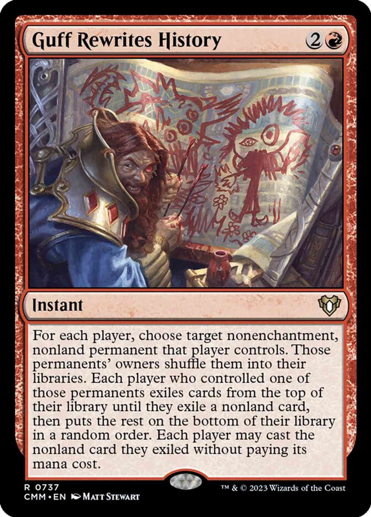 Guff Rewrites History magic card front