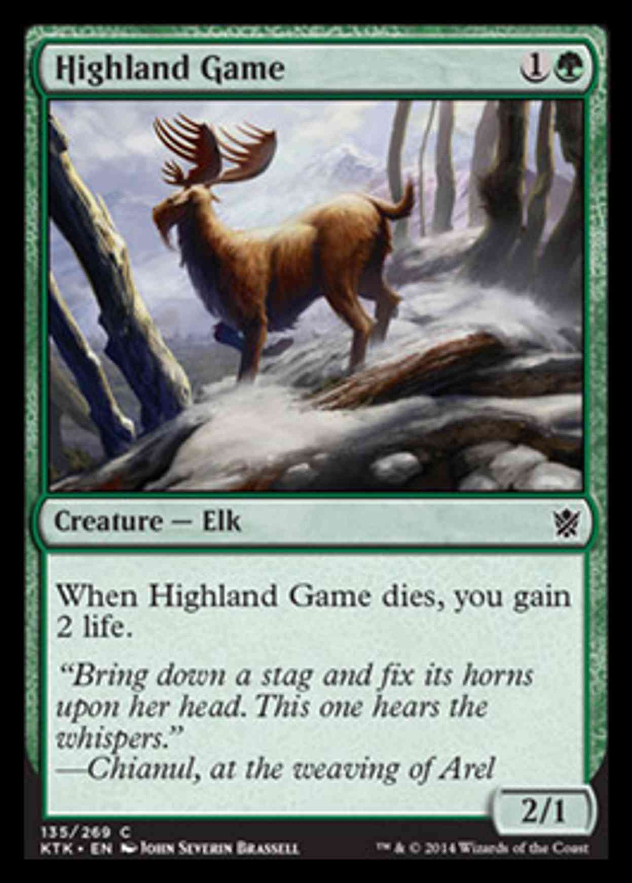 Highland Game magic card front