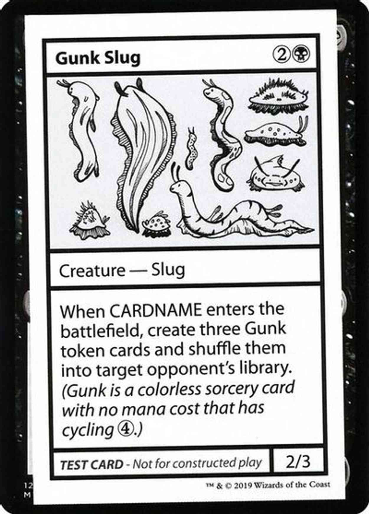 Gunk Slug (No PW Symbol) magic card front
