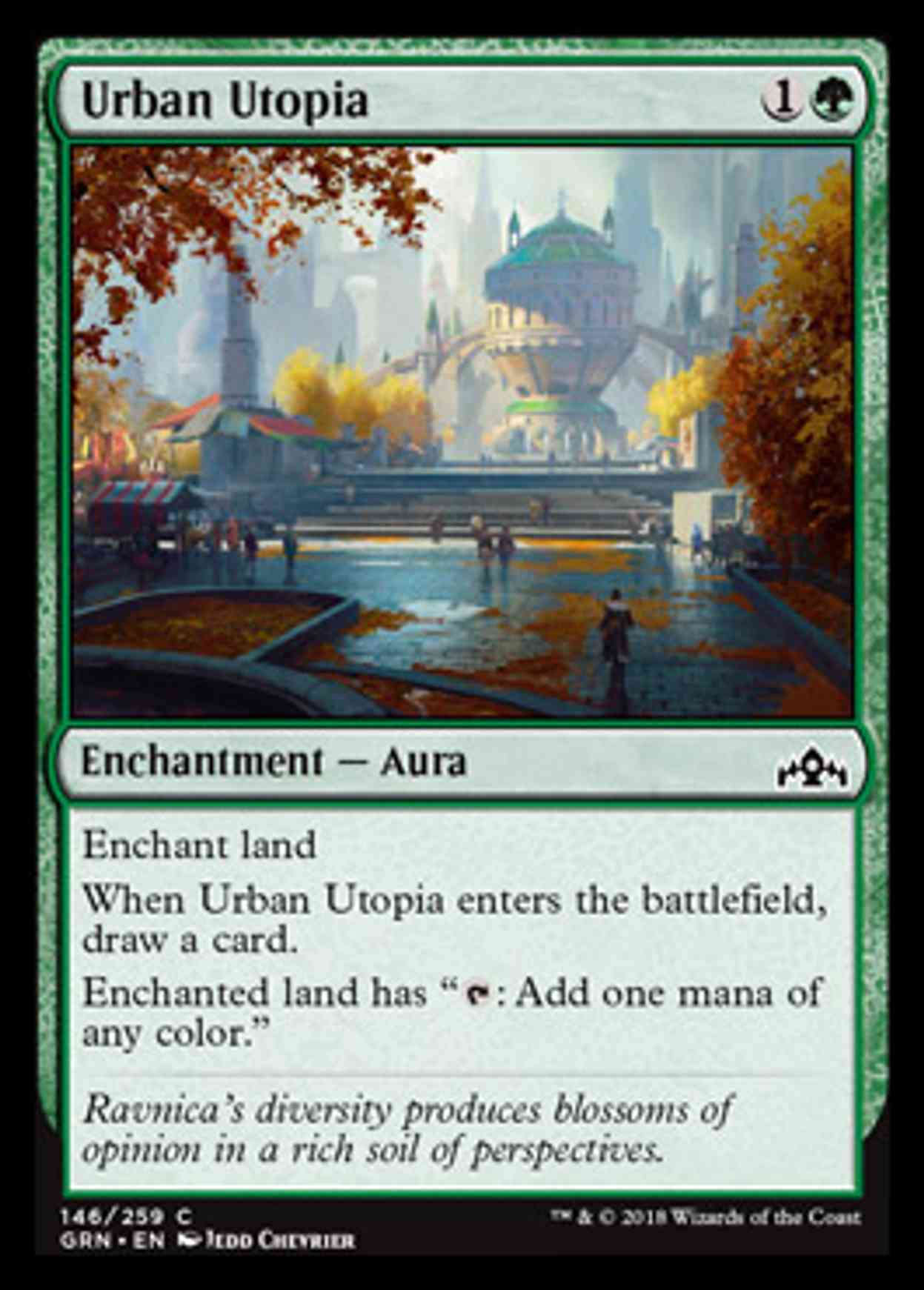 Urban Utopia magic card front