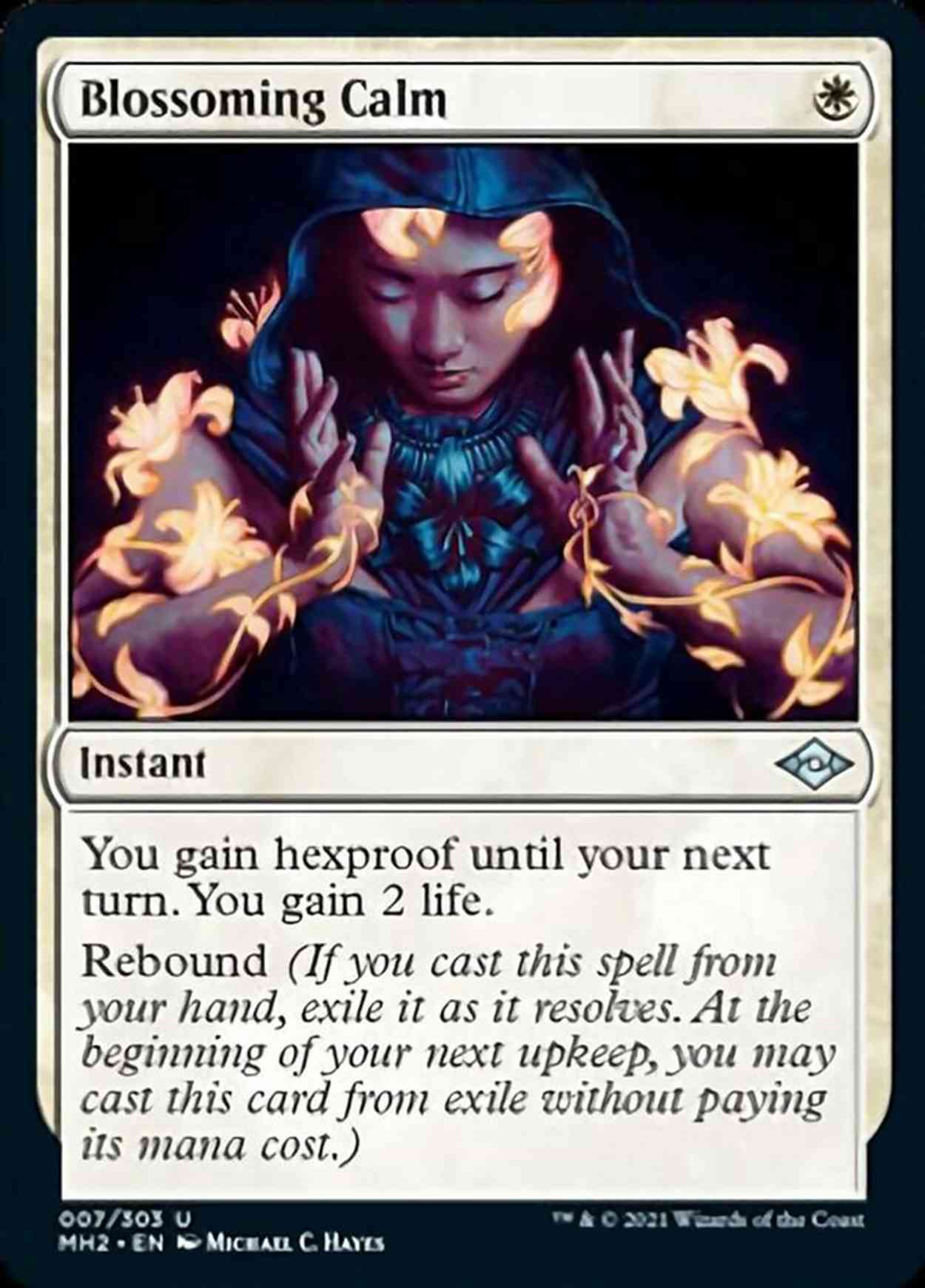 Blossoming Calm magic card front