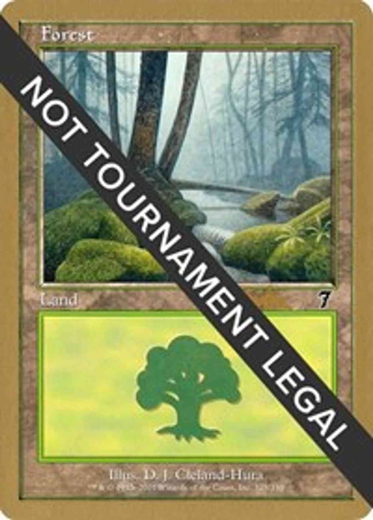 Forest (328) - 2002 Brian Kibler (7ED) magic card front