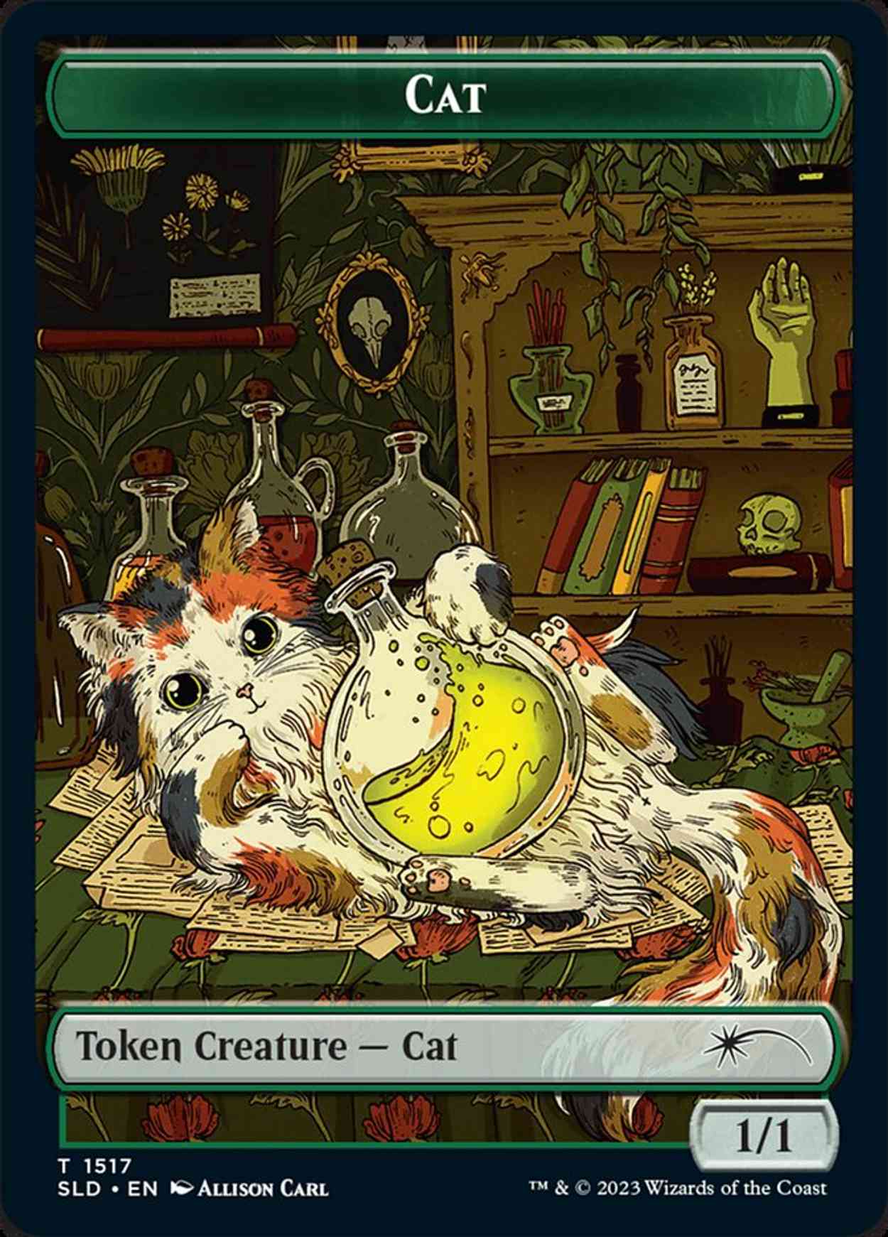 Dog // Cat Token (1517) magic card front
