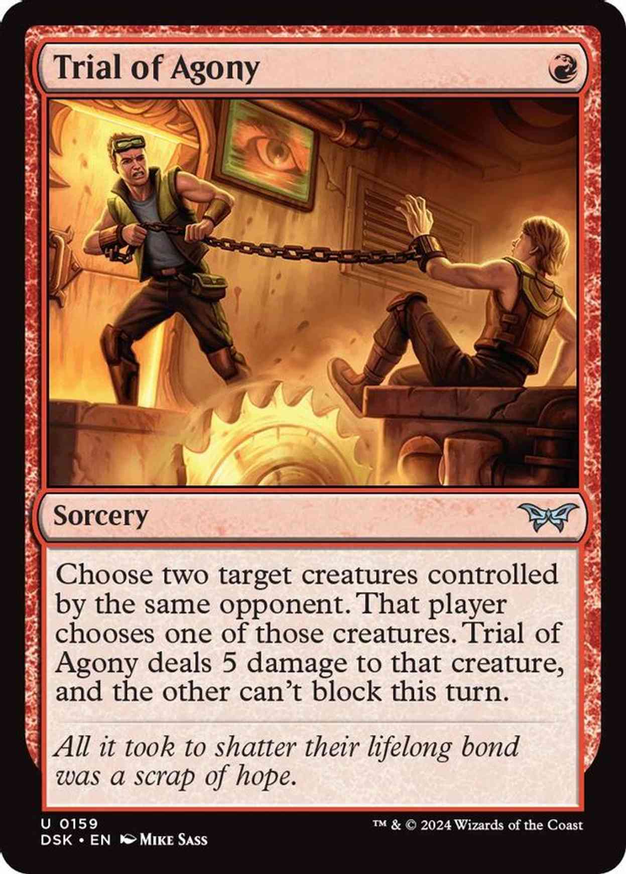 Trial of Agony magic card front